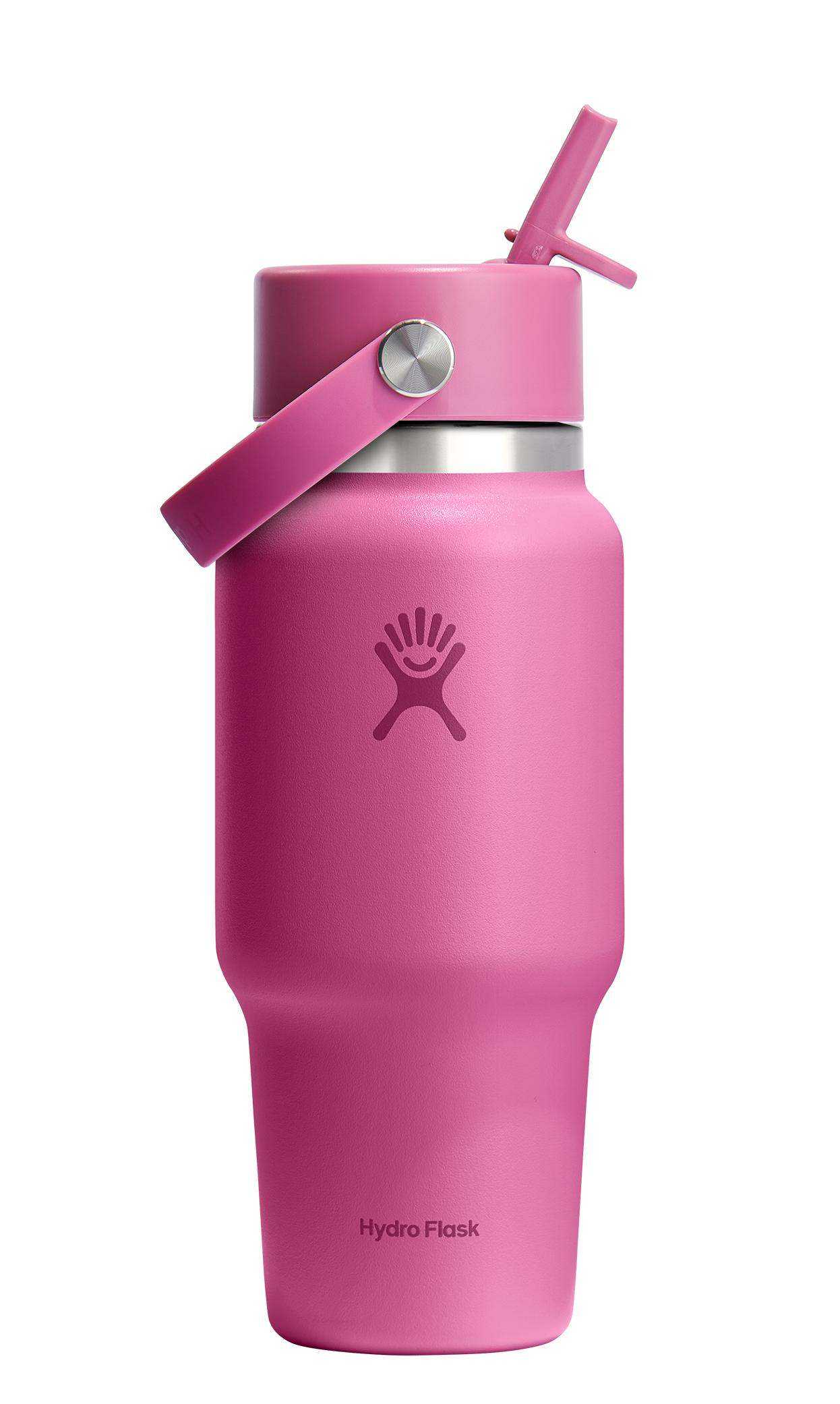 Product image for Wide Mouth Water Bottle with Flex Straw Cap 710ml