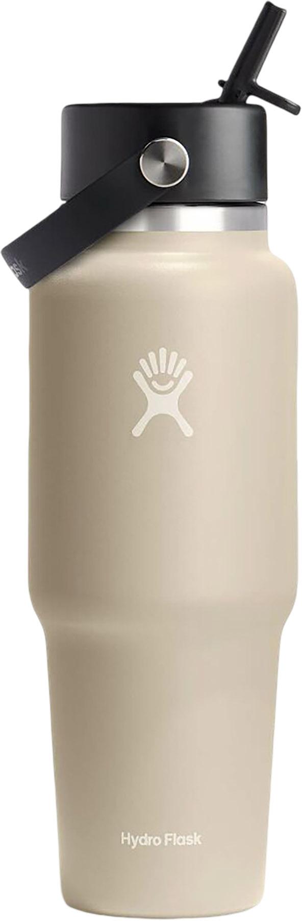 Product image for Wide Mouth Travel Bottle with Flex Straw Cap 946ml/32oz