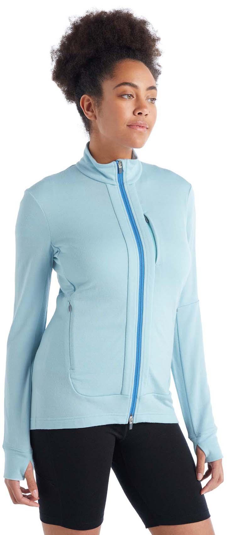Product gallery image number 2 for product Merino Quantum III Long Sleeve Zip Top - Women's