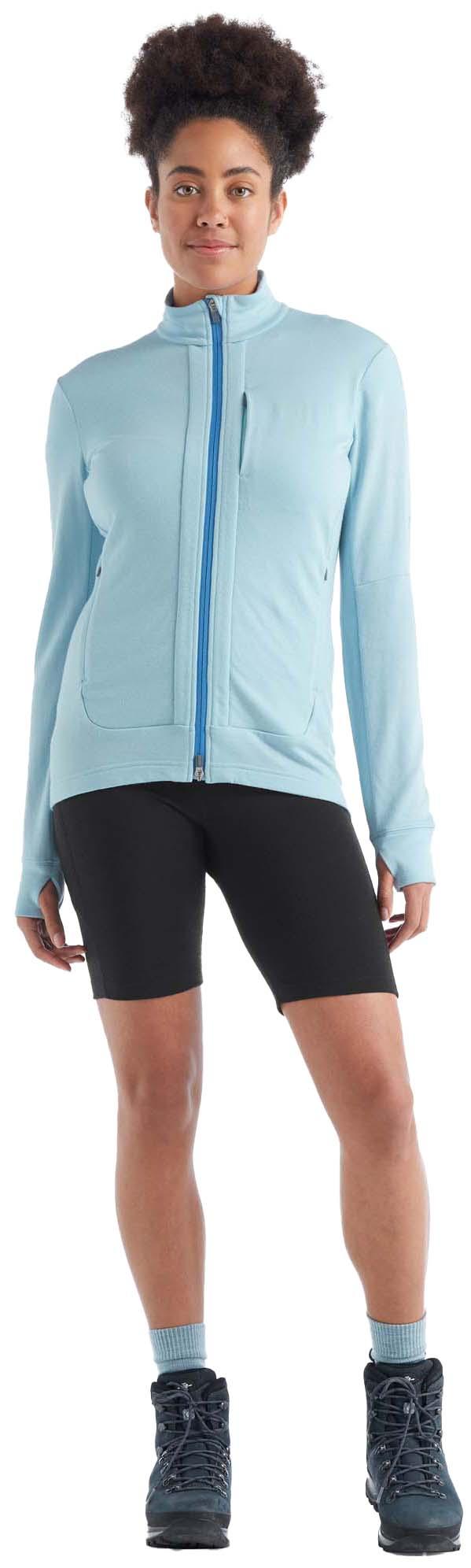 Product gallery image number 5 for product Merino Quantum III Long Sleeve Zip Top - Women's