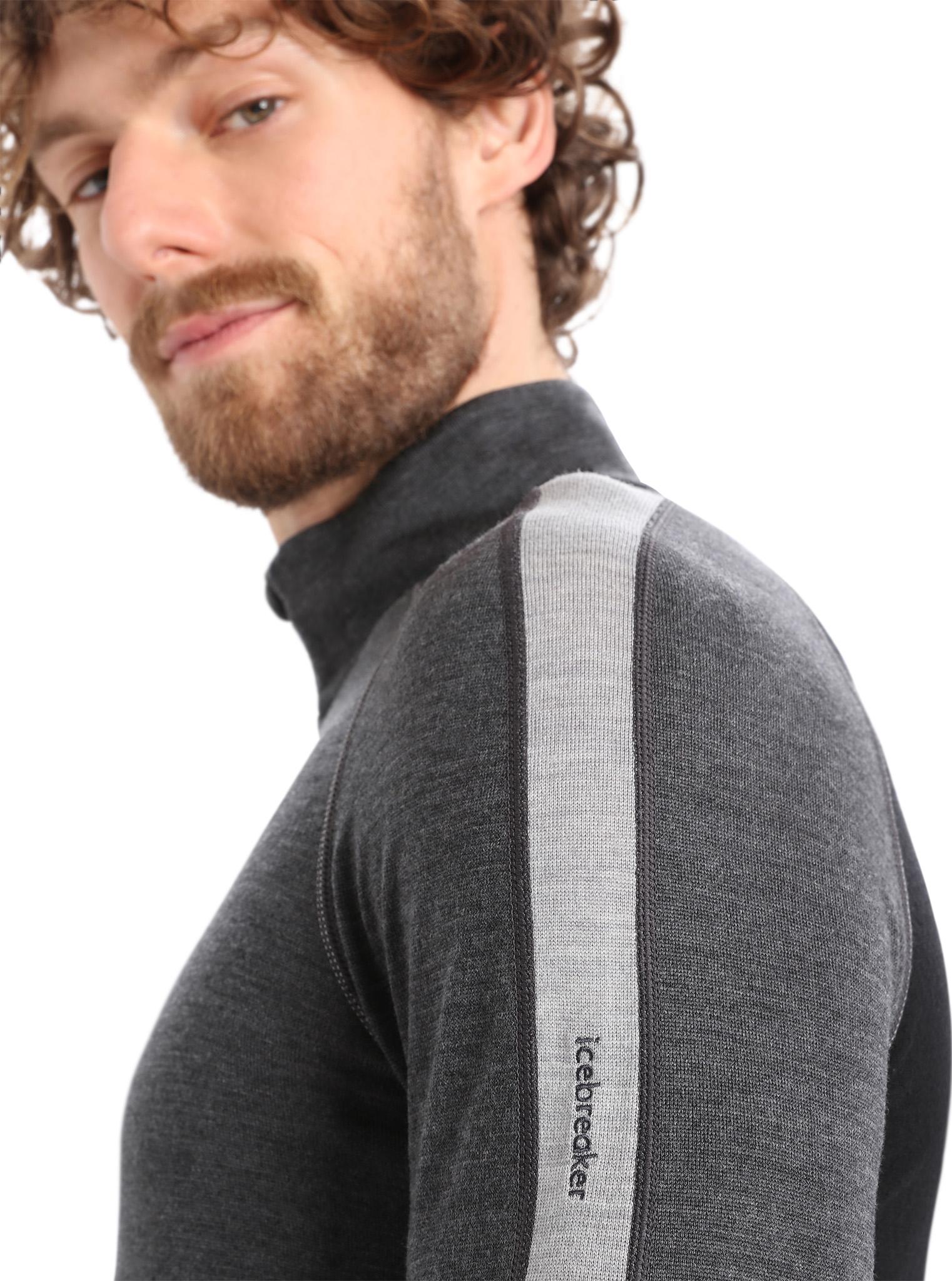 Numéro de l'image de la galerie de produits 3 pour le produit Haut thermique à manches longues et demi-glissière en mérinos 260 ZoneKnit - Homme