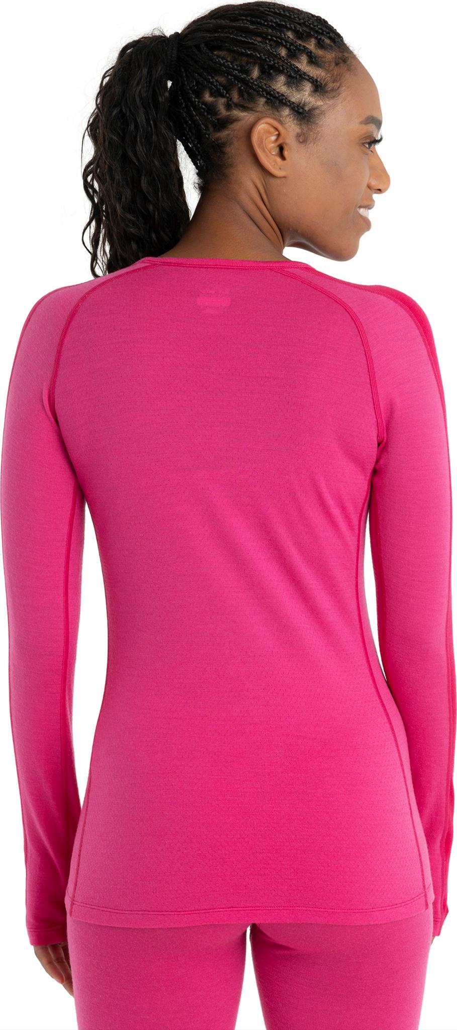 Numéro de l'image de la galerie de produits 2 pour le produit Haut thermique à manches longues et col rond en mérinos 260 ZoneKnit - Femme