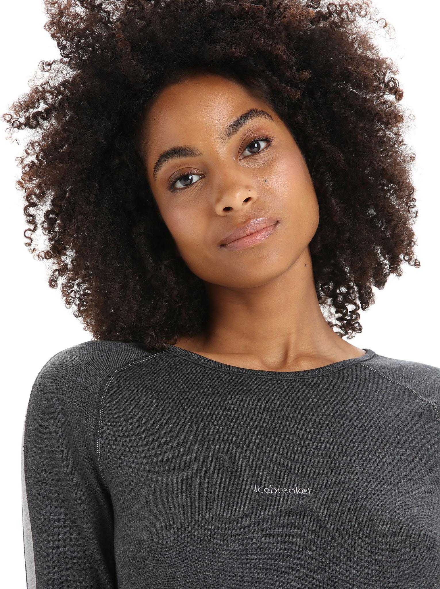 Numéro de l'image de la galerie de produits 4 pour le produit Haut thermique à manches longues et col rond en mérinos 260 ZoneKnit - Femme