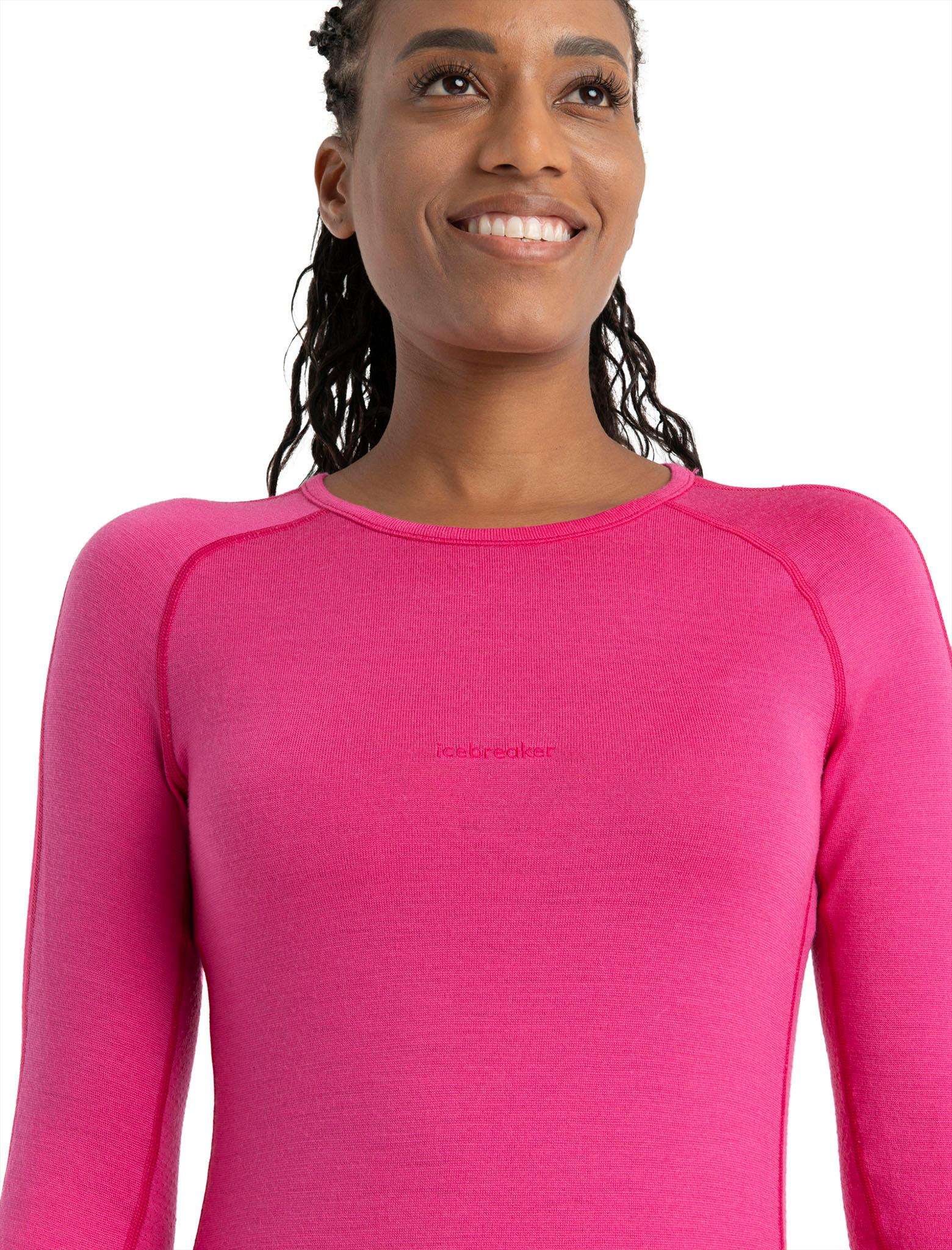 Numéro de l'image de la galerie de produits 3 pour le produit Haut thermique à manches longues et col rond en mérinos 260 ZoneKnit - Femme