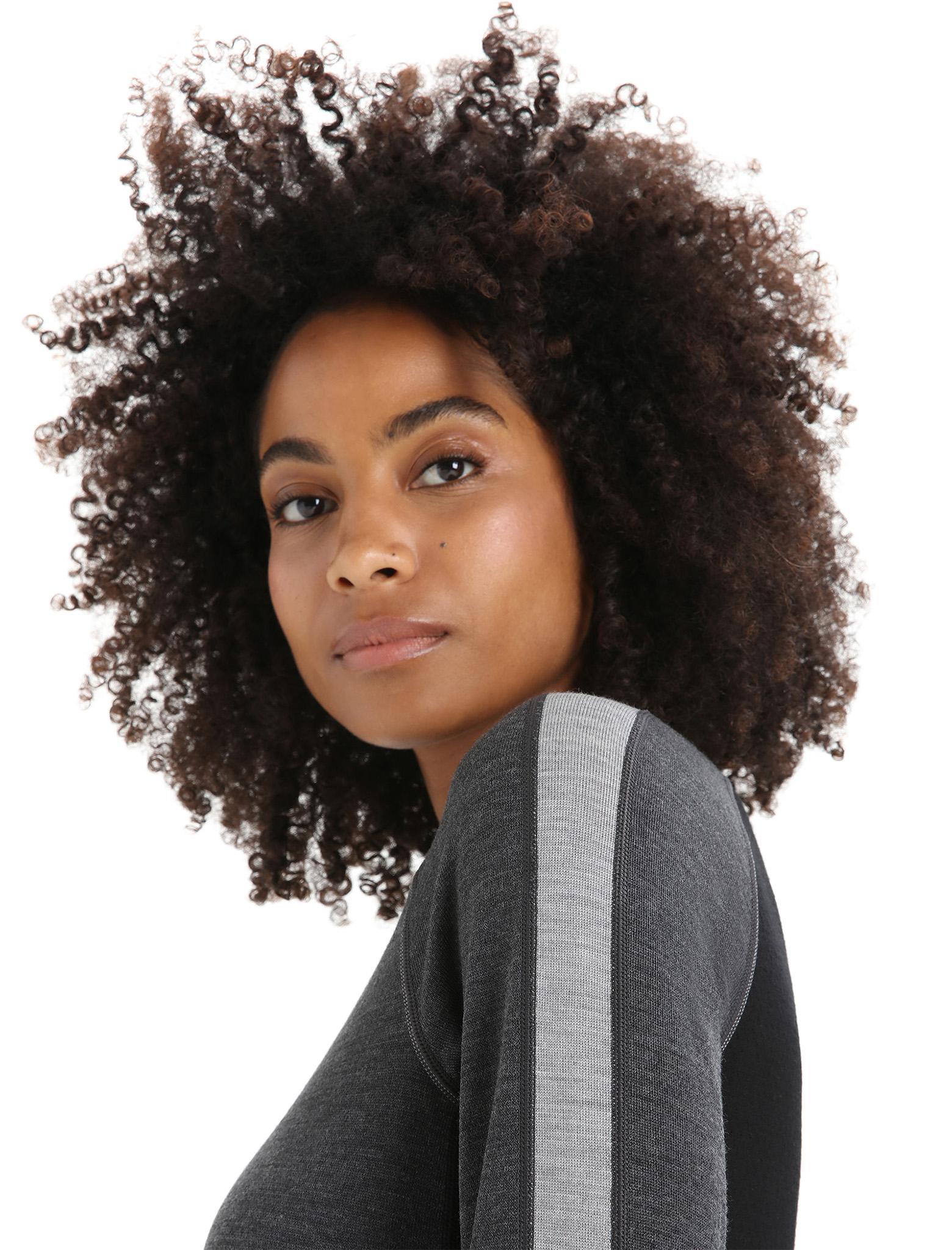 Numéro de l'image de la galerie de produits 5 pour le produit Haut thermique à manches longues et col rond en mérinos 260 ZoneKnit - Femme