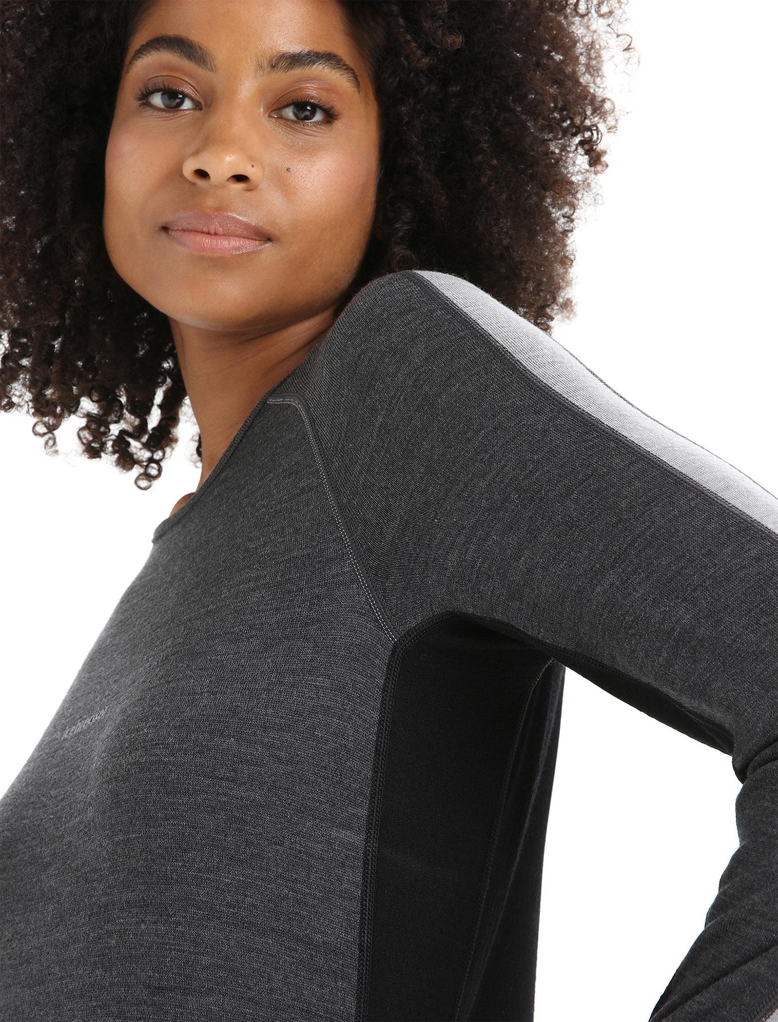 Numéro de l'image de la galerie de produits 6 pour le produit Haut thermique à manches longues et col rond en mérinos 260 ZoneKnit - Femme