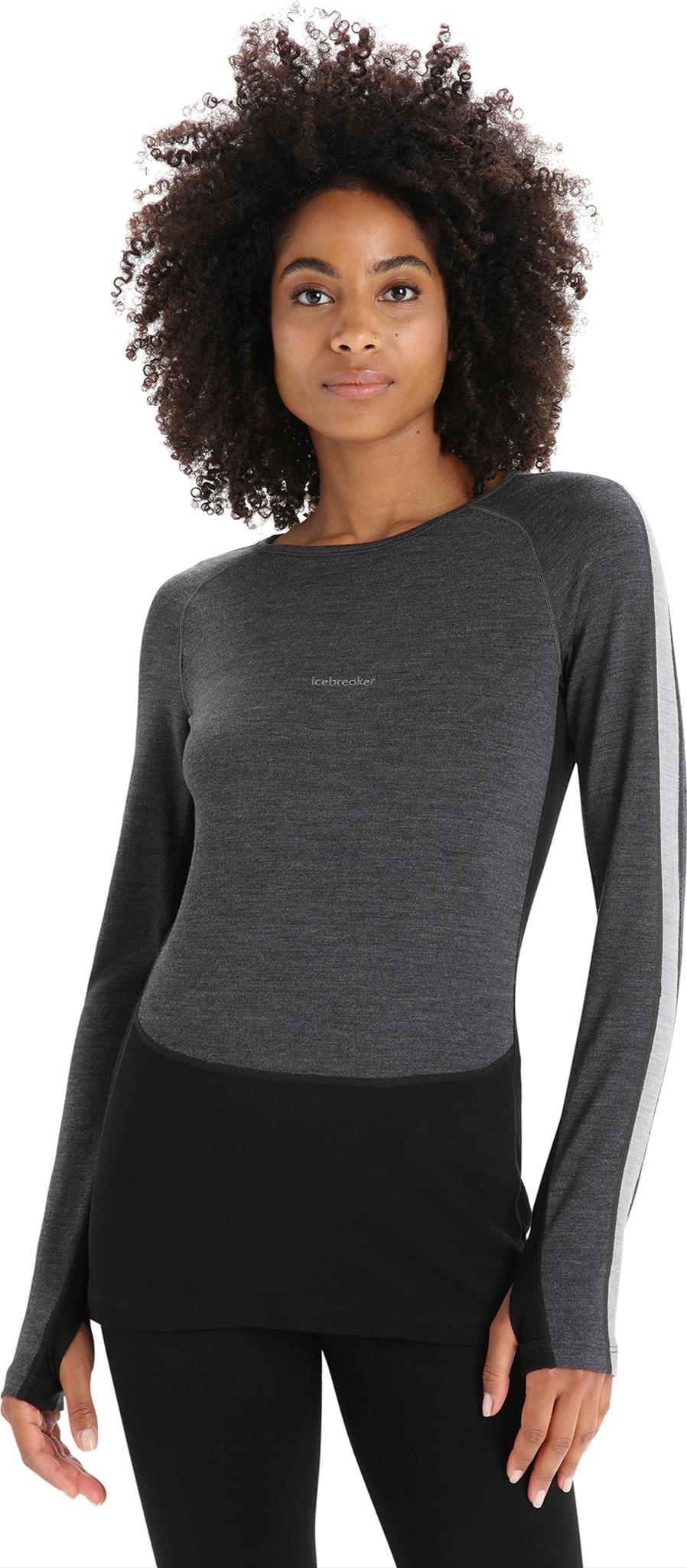 Numéro de l'image de la galerie de produits 8 pour le produit Haut thermique à manches longues et col rond en mérinos 260 ZoneKnit - Femme