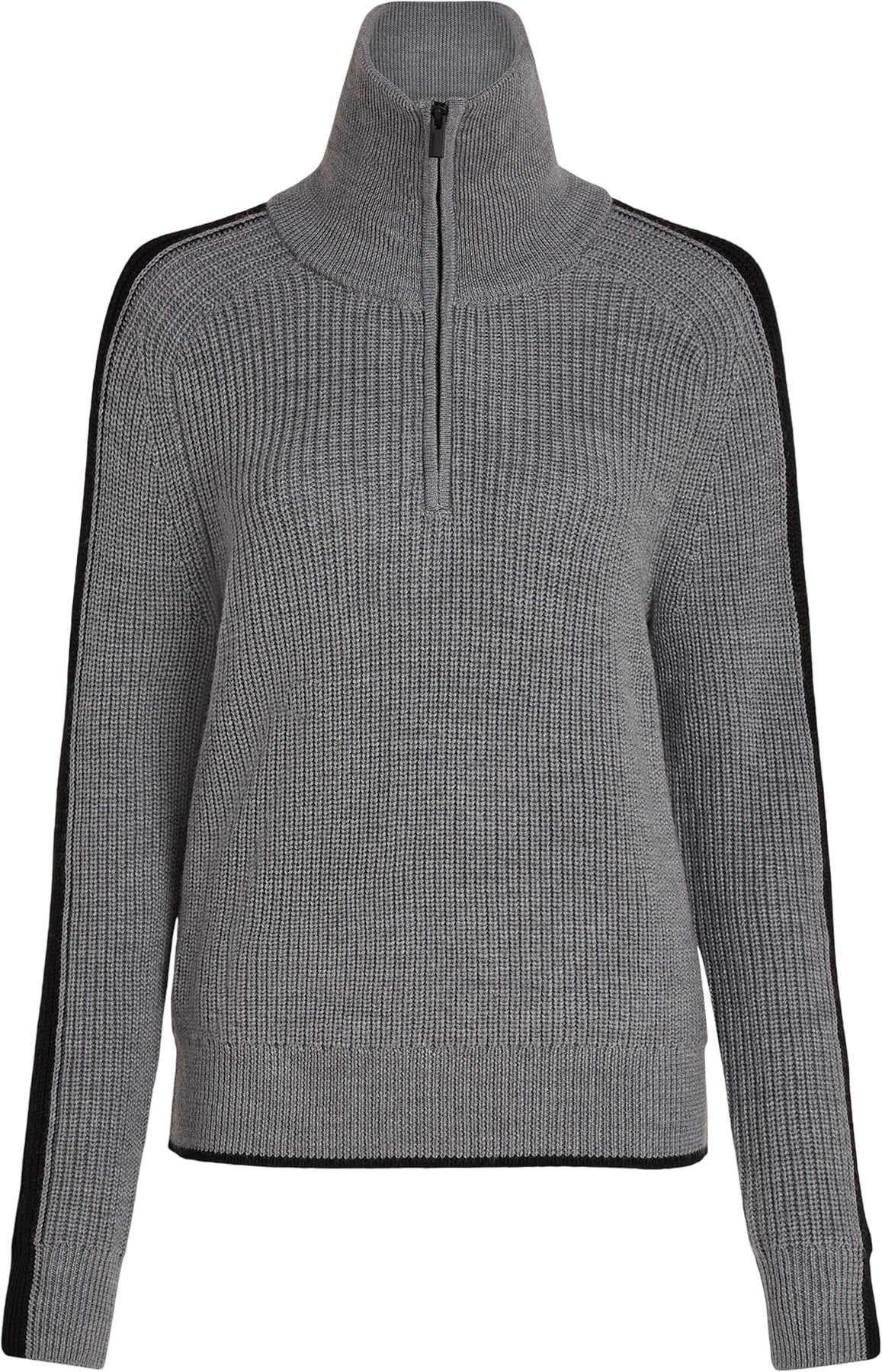 Image de produit pour Chandail à manches longues et demi-glissière en mérinos Lodge - Femme