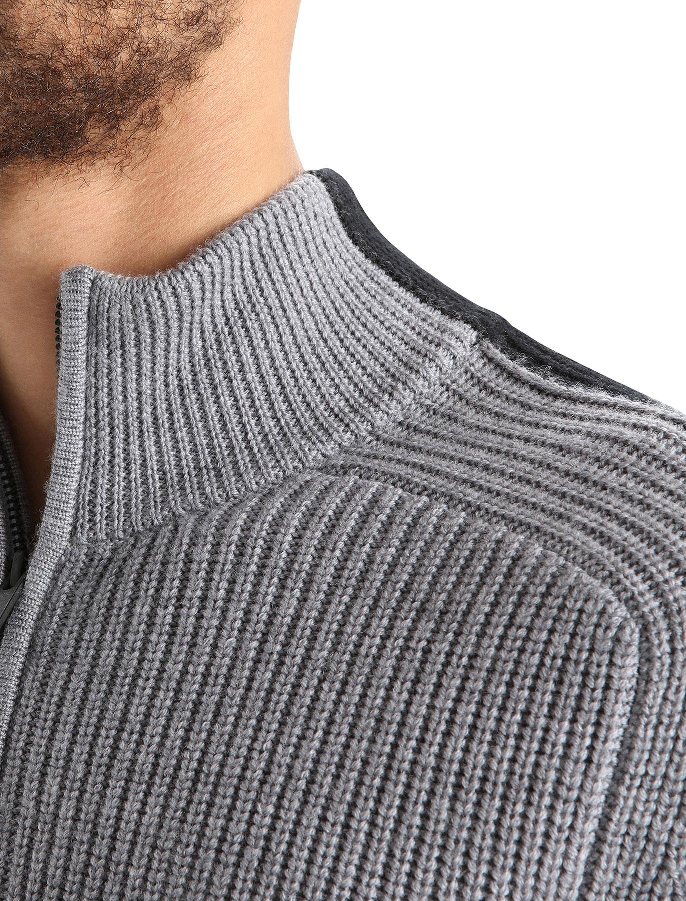 Product gallery image number 2 for product Lodge Merino Long Sleeve Half-Zip Sweater - Men's
