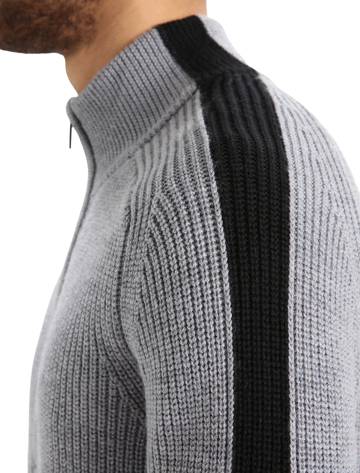 Product gallery image number 7 for product Lodge Merino Long Sleeve Half-Zip Sweater - Men's