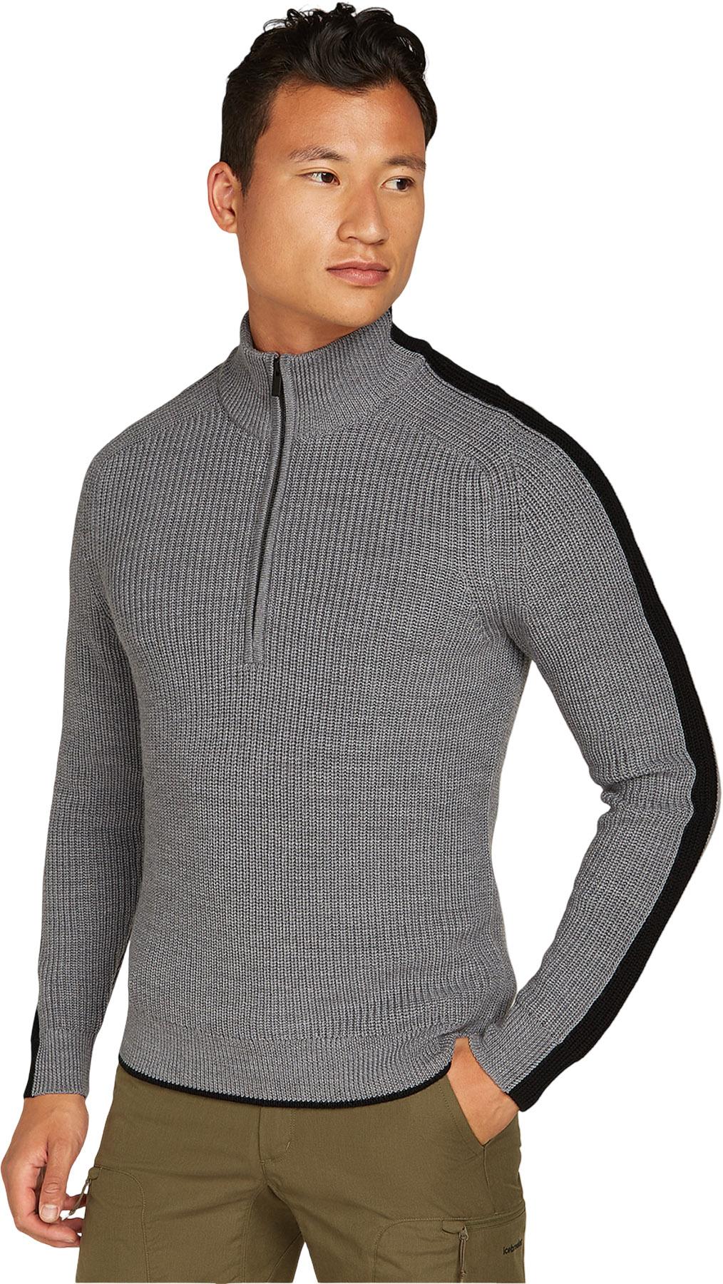 Product gallery image number 4 for product Lodge Merino Long Sleeve Half-Zip Sweater - Men's