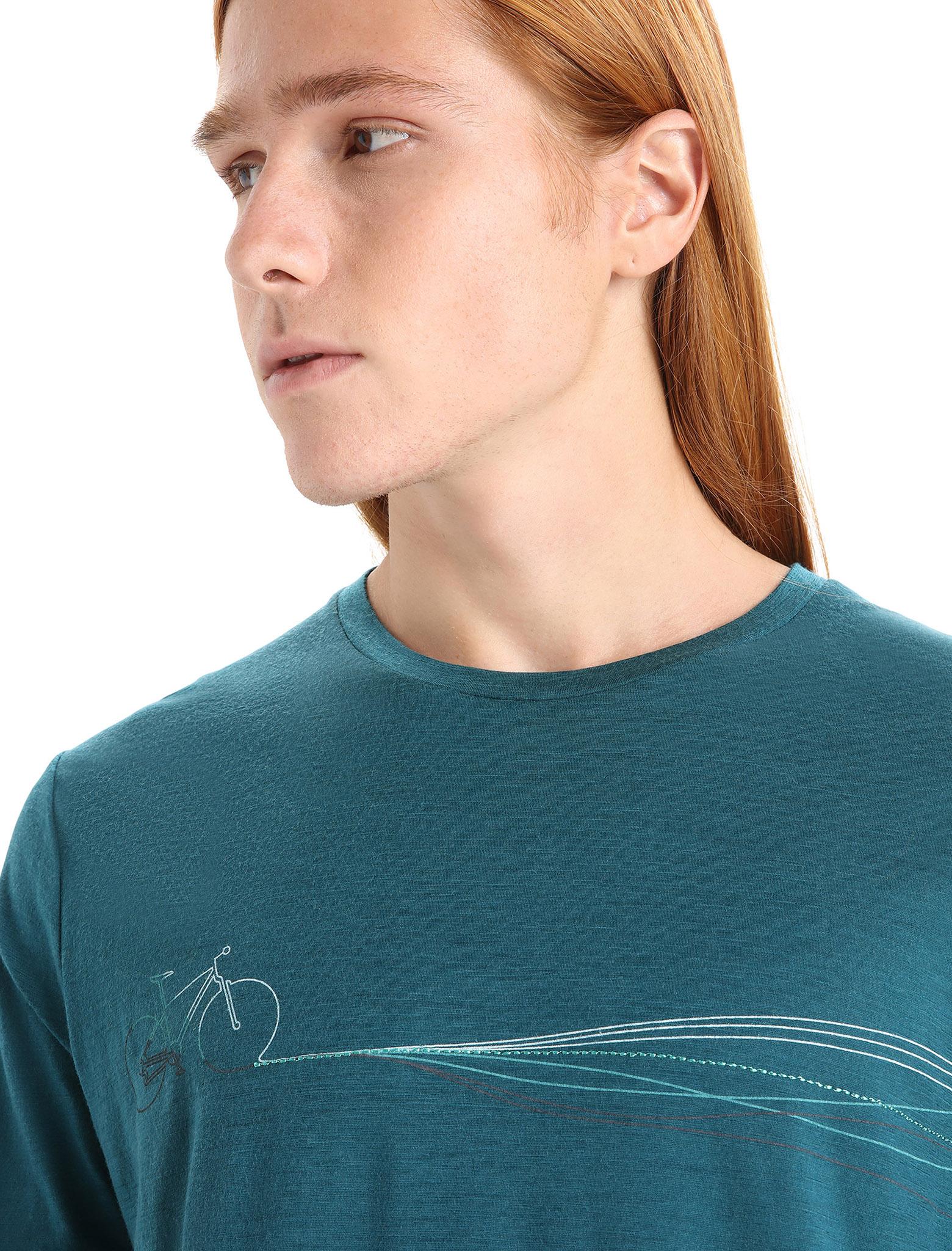 Product gallery image number 3 for product Tech Lite II Short Sleeve Tee Cadence Paths - Men's