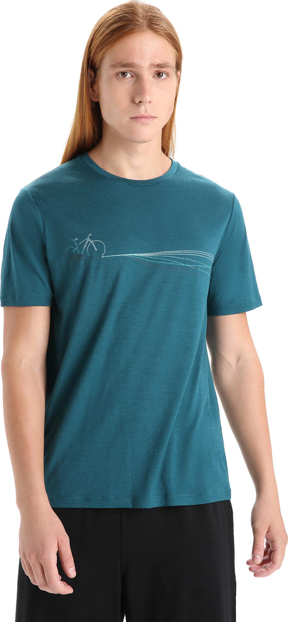 Product gallery image number 5 for product Tech Lite II Short Sleeve Tee Cadence Paths - Men's