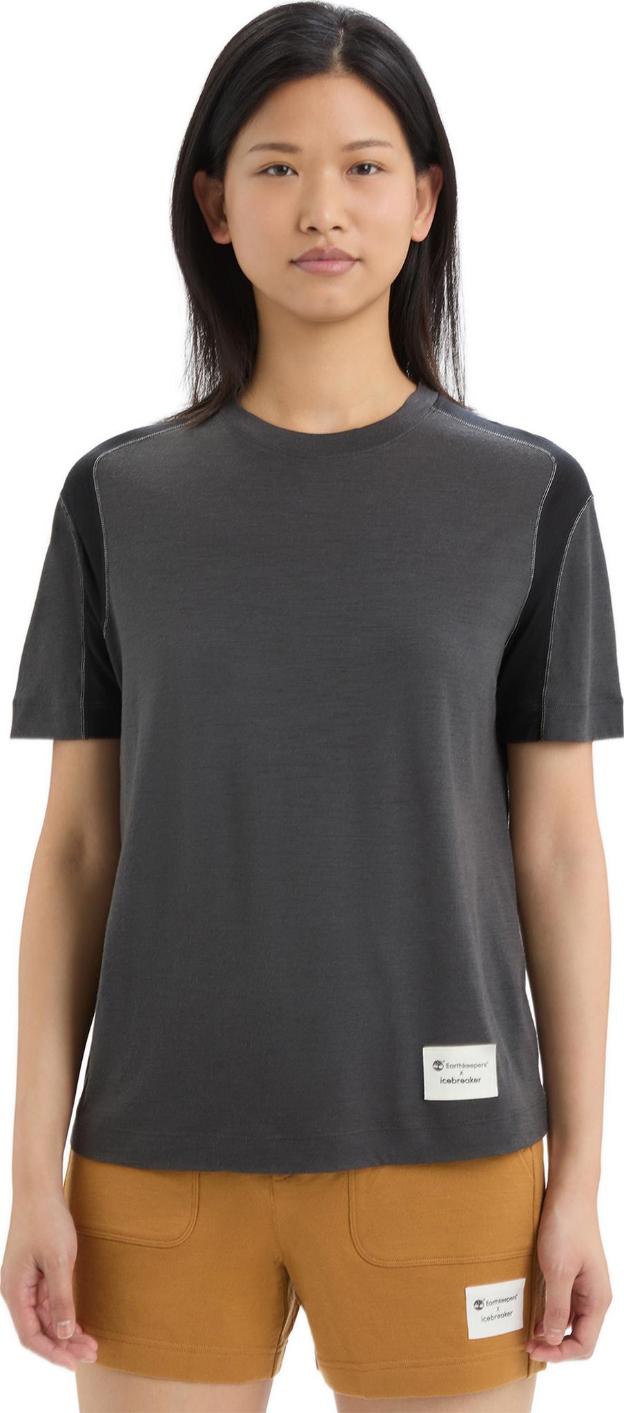 Product gallery image number 5 for product IB x Timberland Merino ZoneKnit Short Sleeve Tee - Women's