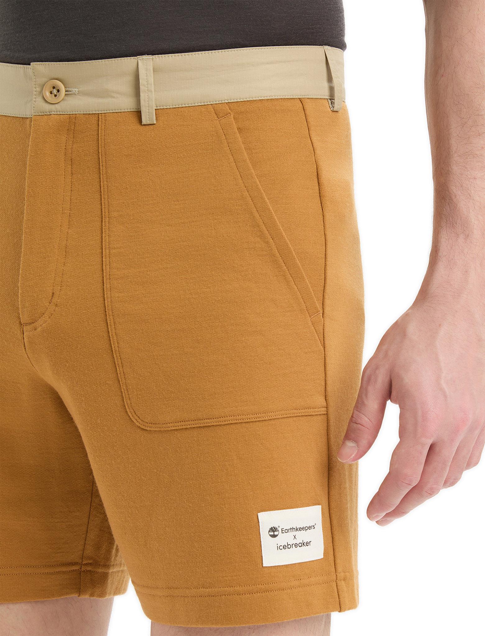 Product gallery image number 4 for product Short chino en tissu éponge mérinos IB x Timberland - Homme