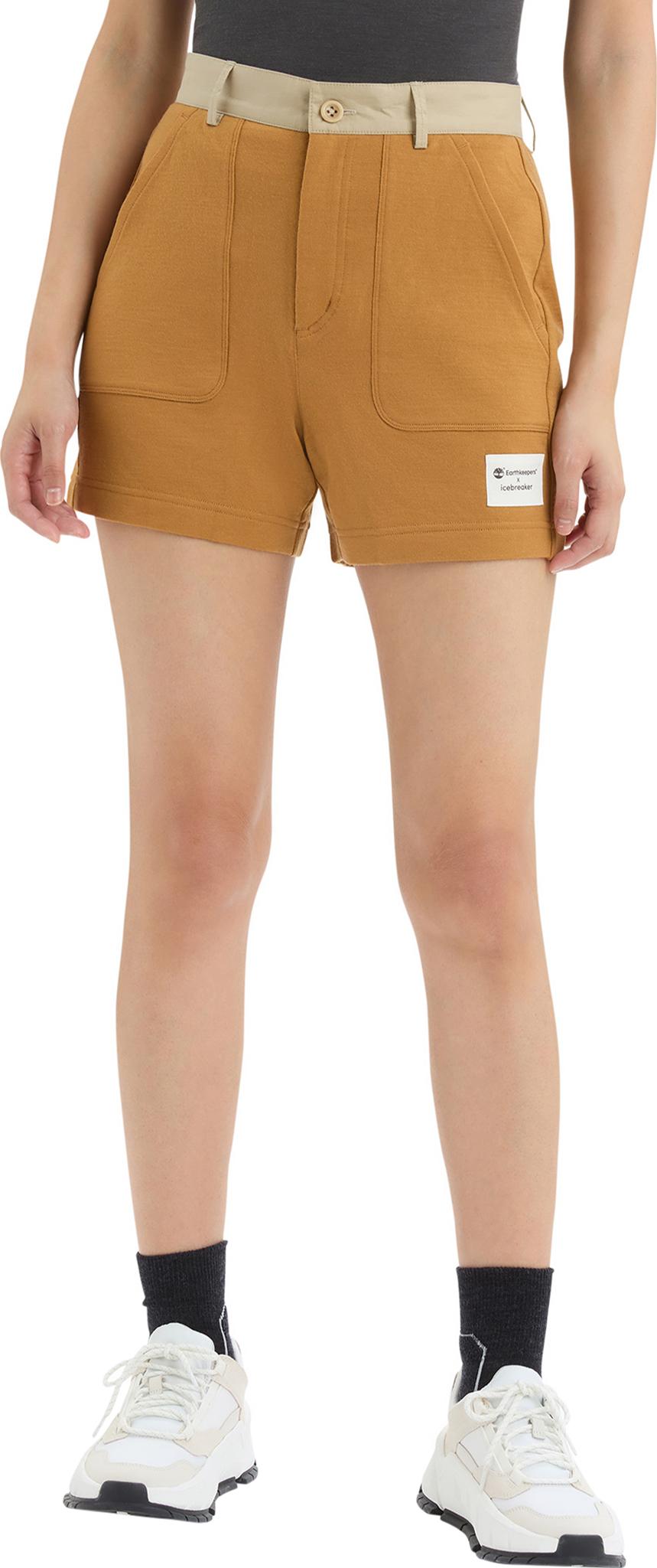 Product gallery image number 2 for product Short chino en tissu éponge mérinos IB x Timberland - Femme