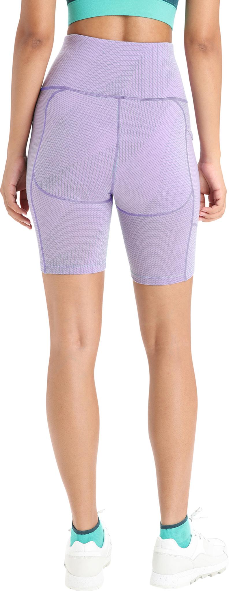 Product gallery image number 2 for product Fastray Gridlines Merino High Rise Shorts - Women's