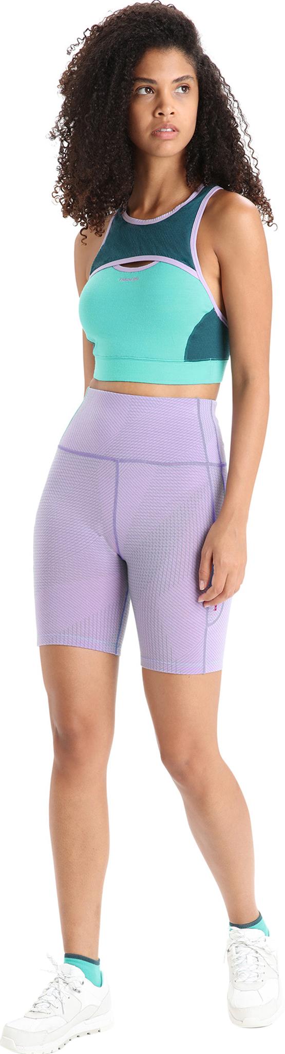 Product gallery image number 5 for product Fastray Gridlines Merino High Rise Shorts - Women's