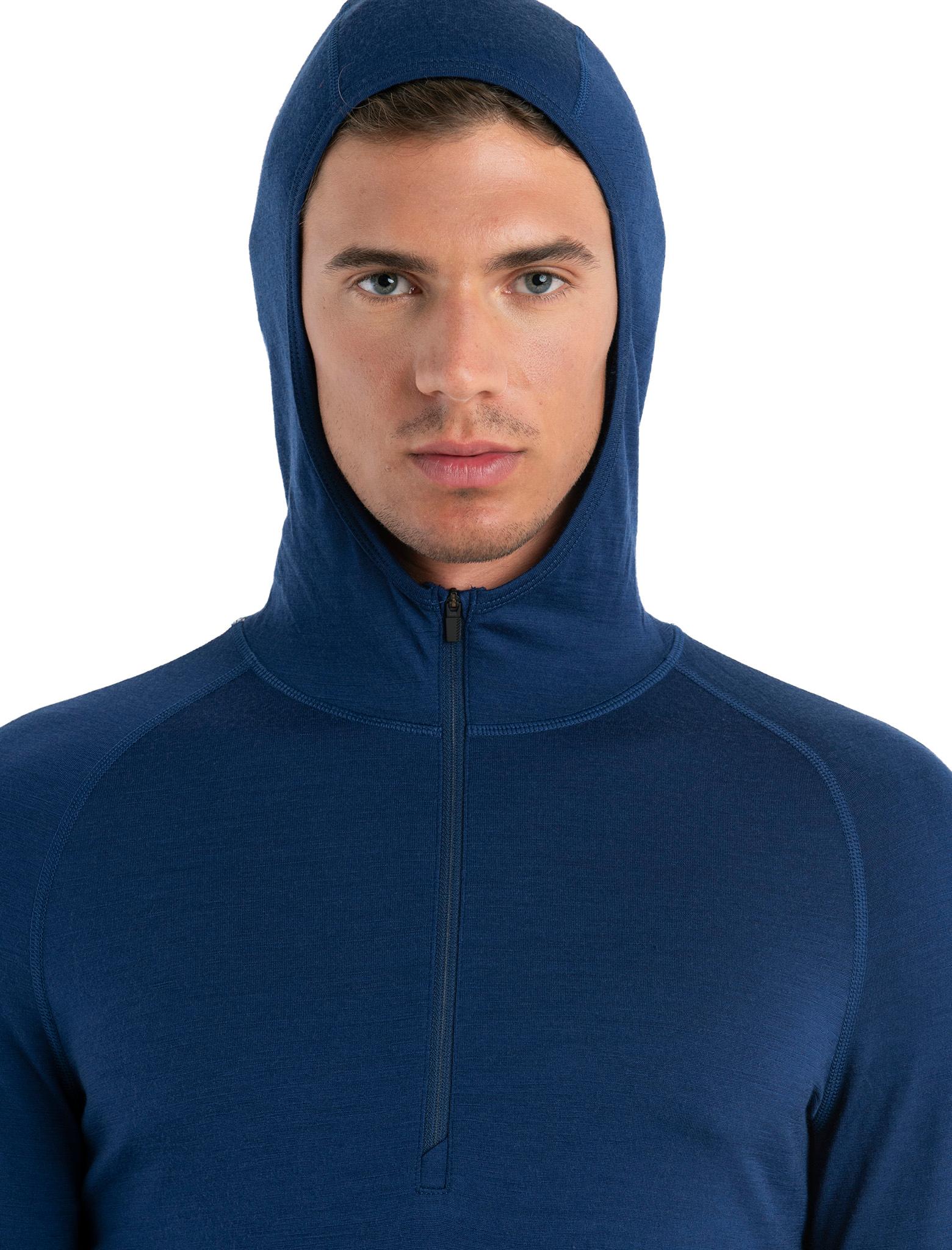 Product gallery image number 5 for product 200 Sonebula Merino Long Sleeve Half-Zip Thermal Hoody - Men's