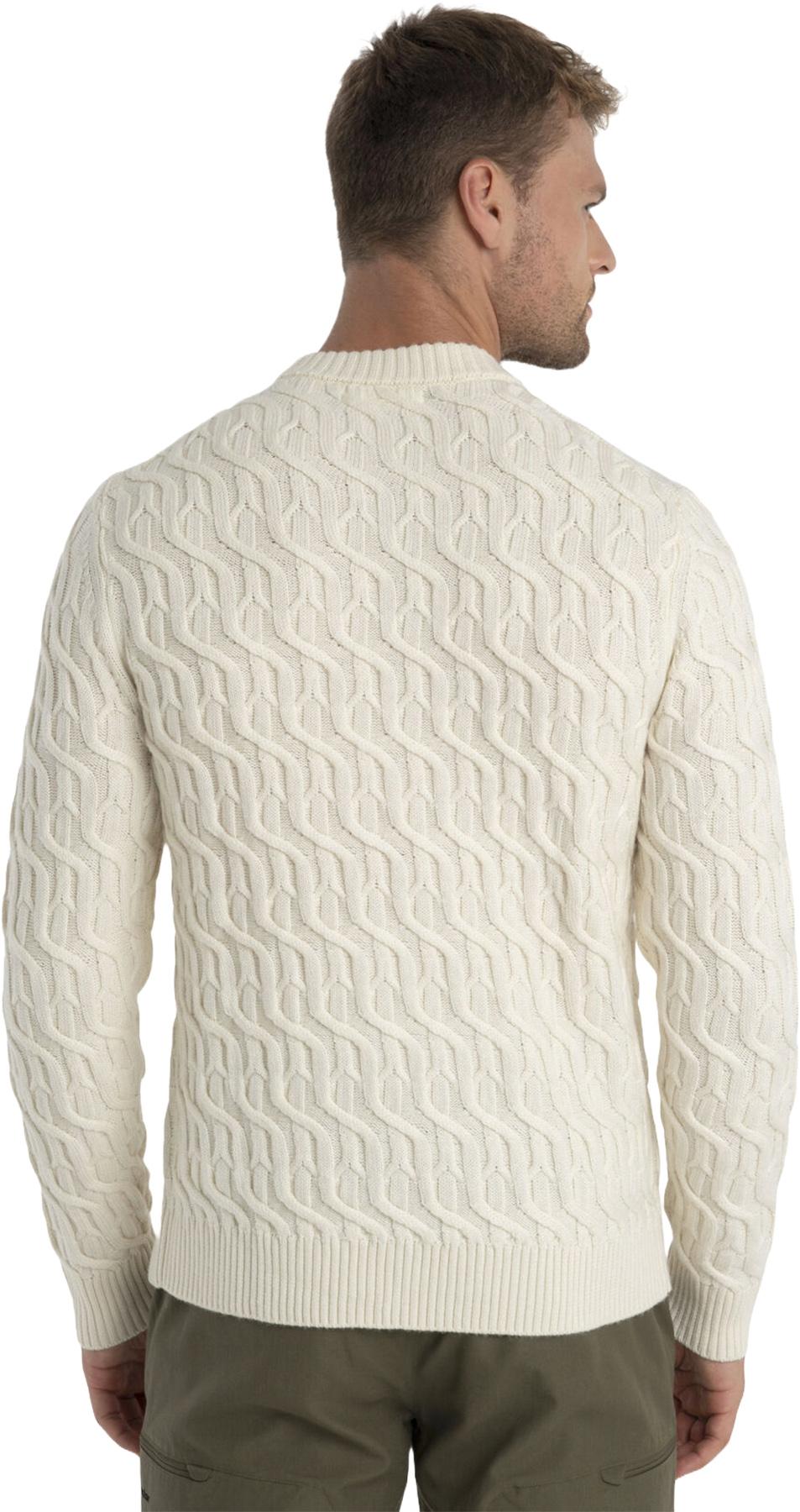 Product gallery image number 2 for product Merino Cable Knit Crewe Sweater - Men's