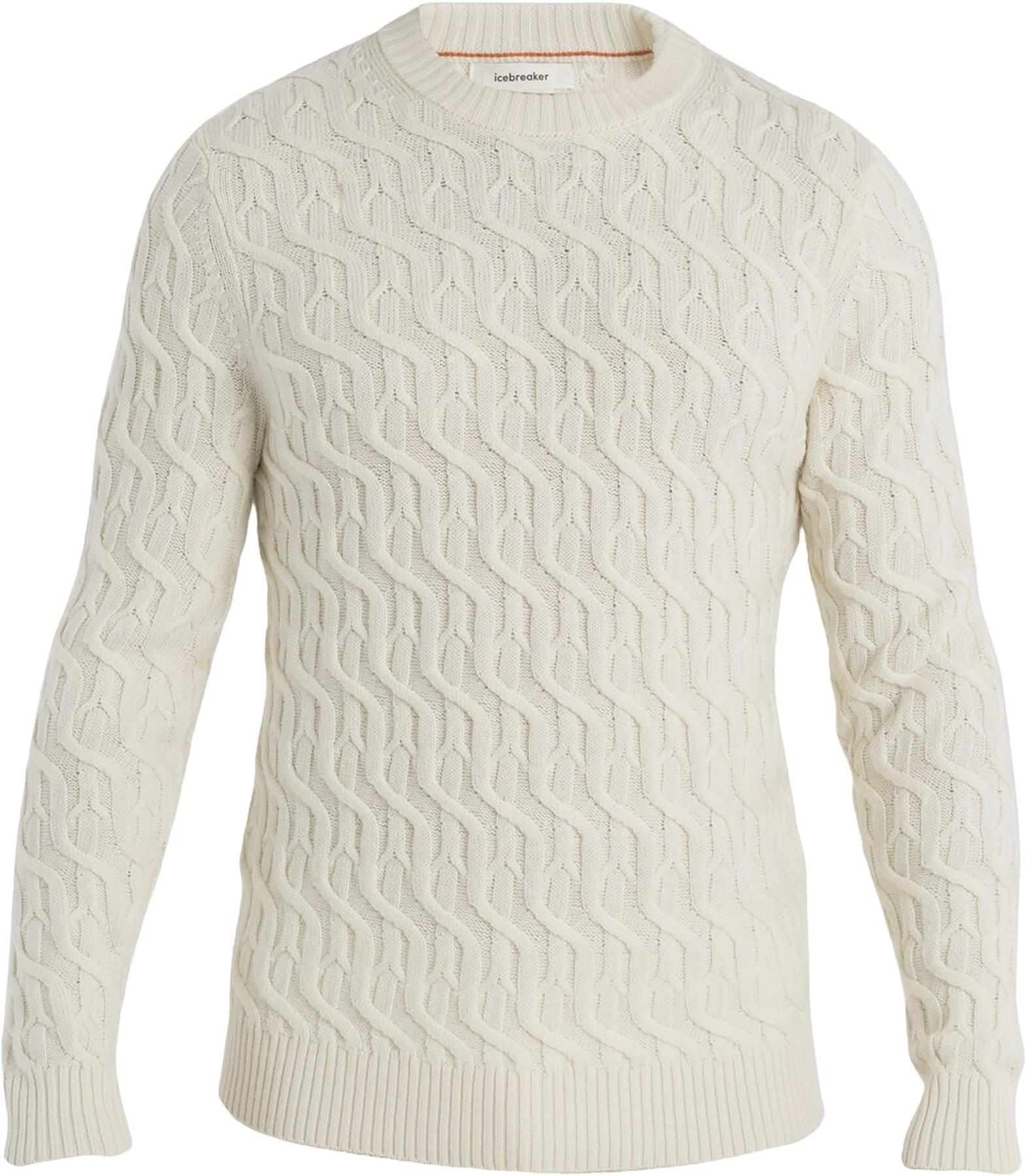 Product gallery image number 1 for product Merino Cable Knit Crewe Sweater - Men's