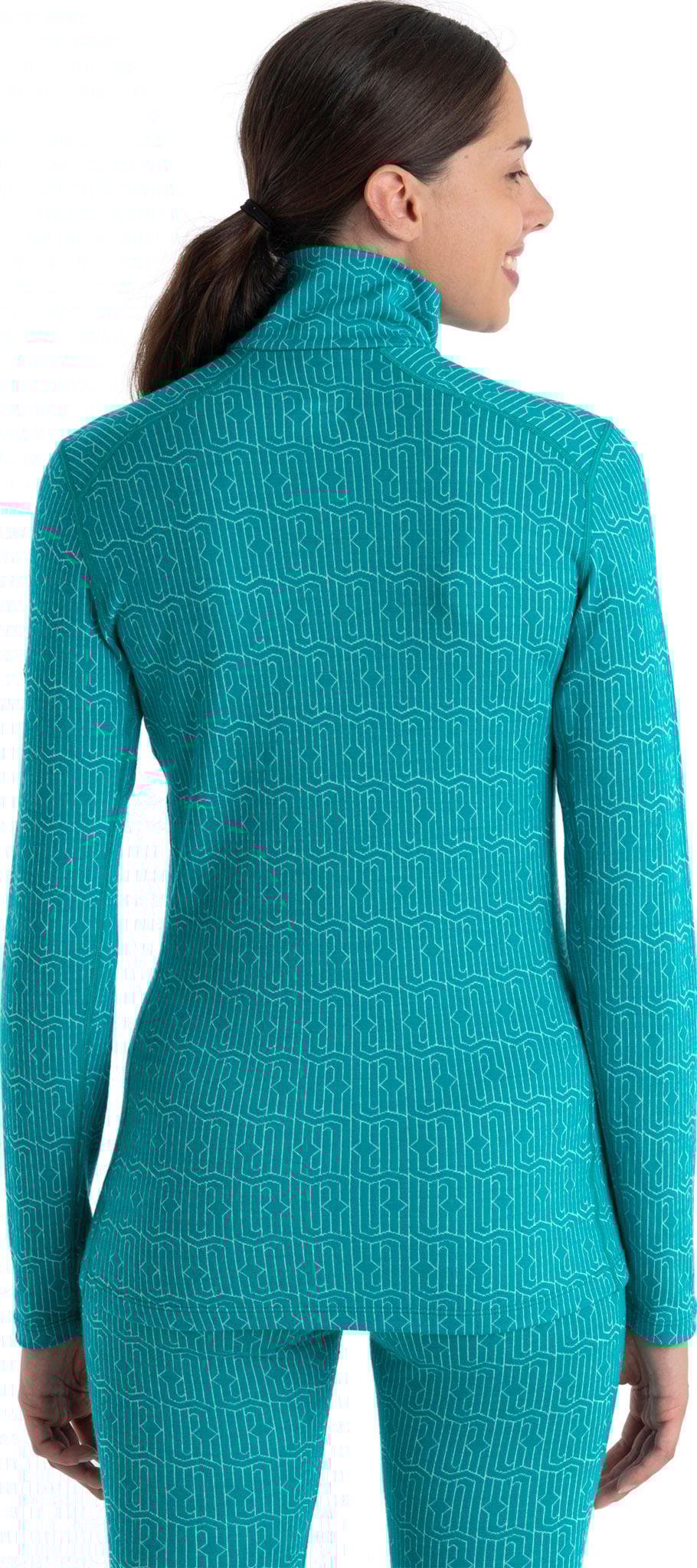 Product gallery image number 4 for product 260 Vertex Herenga Merino Long Sleeve Half-Zip Thermal Top - Women's