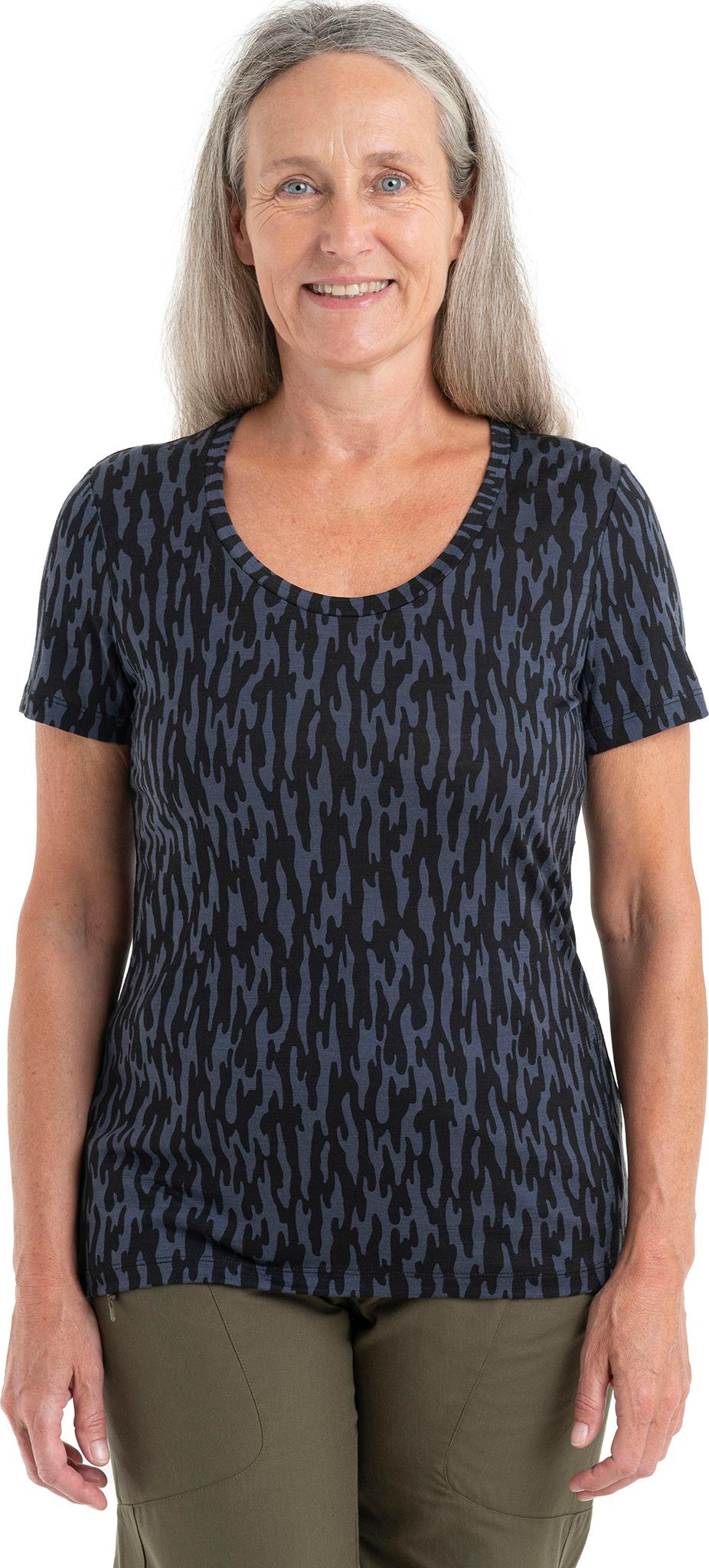 Numéro de l'image de la galerie de produits 4 pour le produit T-shirt à manches courtes et encolure dégagée en mérinos Glacial Flow 150 Tech Lite II - Femme