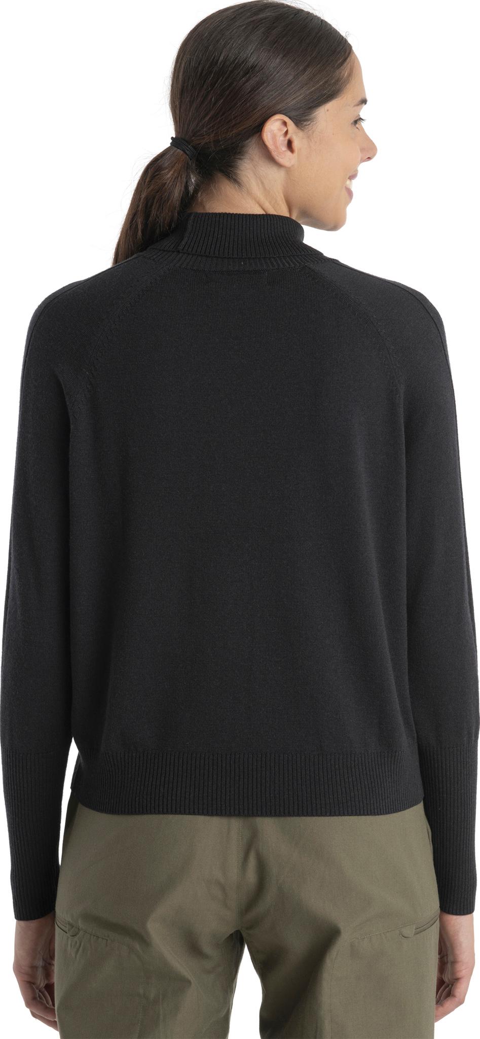 Product gallery image number 4 for product MerinoFine Luxe Long Sleeve High Neck Sweater - Women's