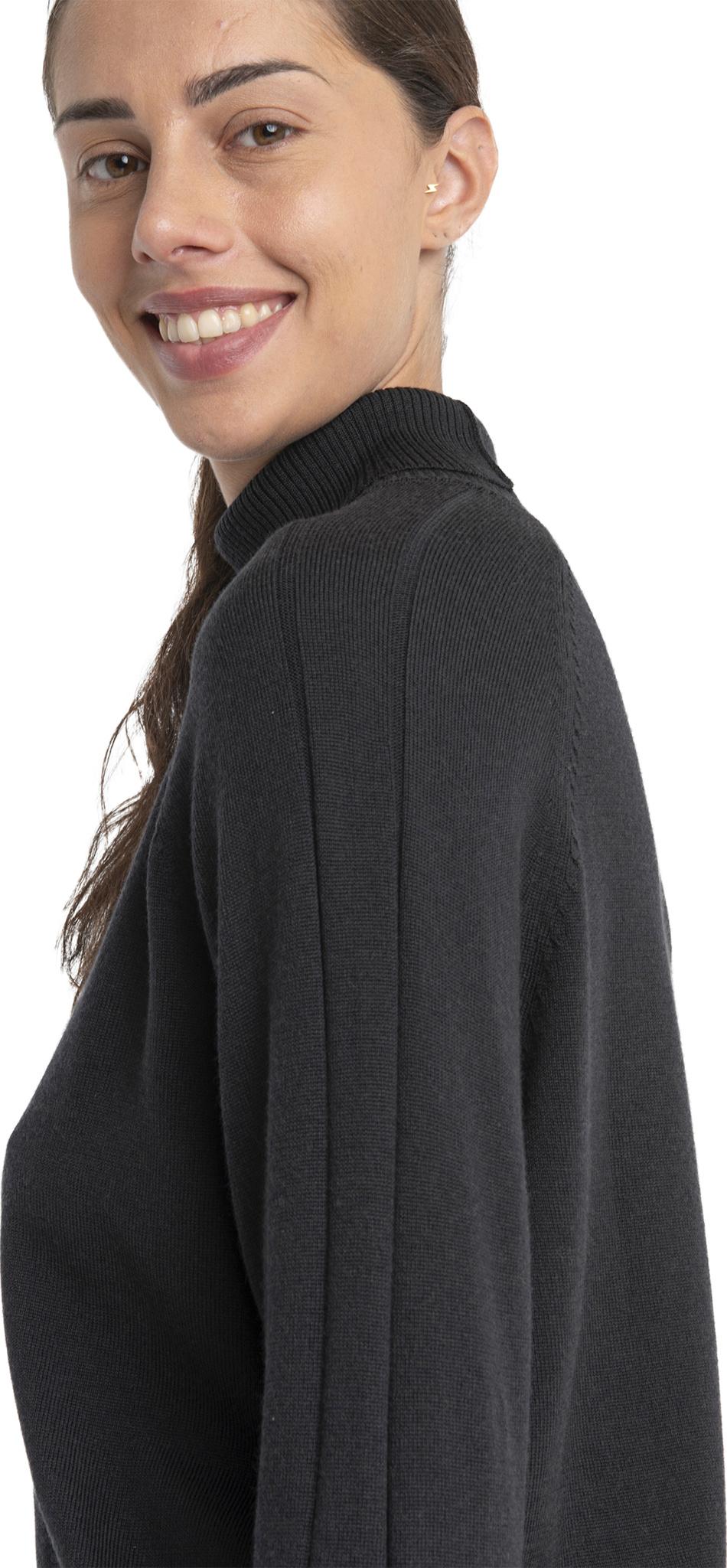 Product gallery image number 3 for product MerinoFine Luxe Long Sleeve High Neck Sweater - Women's