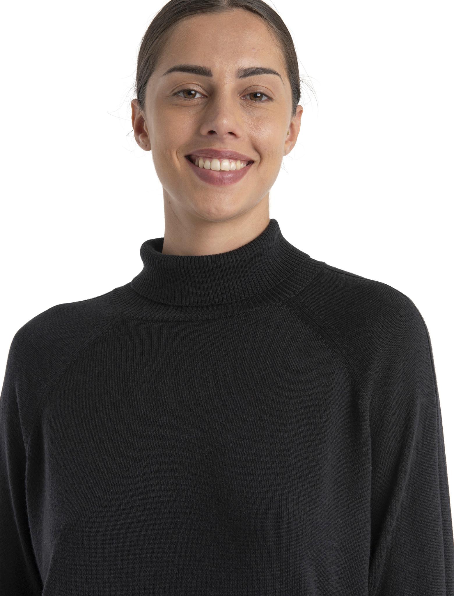 Product gallery image number 5 for product MerinoFine Luxe Long Sleeve High Neck Sweater - Women's