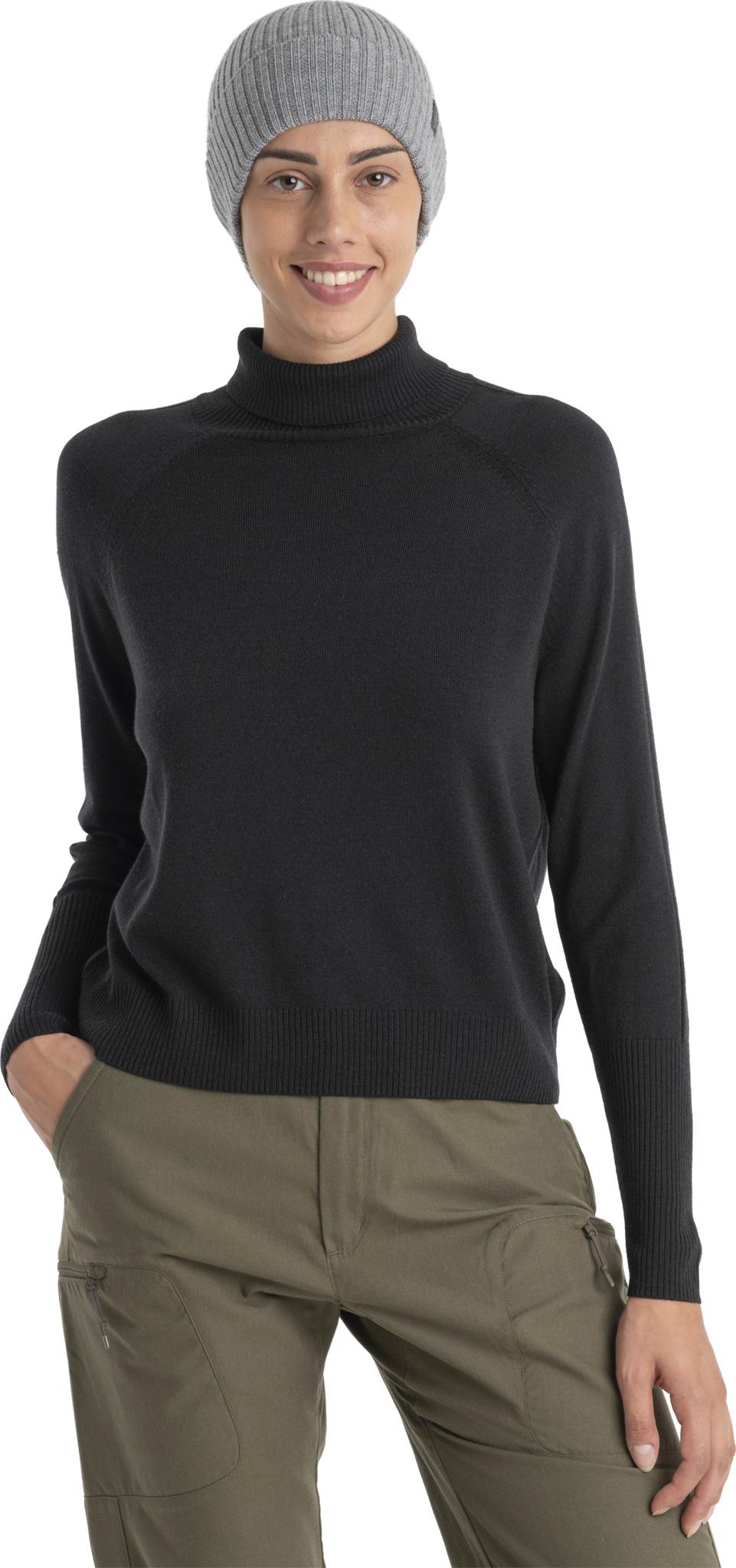 Product gallery image number 8 for product MerinoFine Luxe Long Sleeve High Neck Sweater - Women's