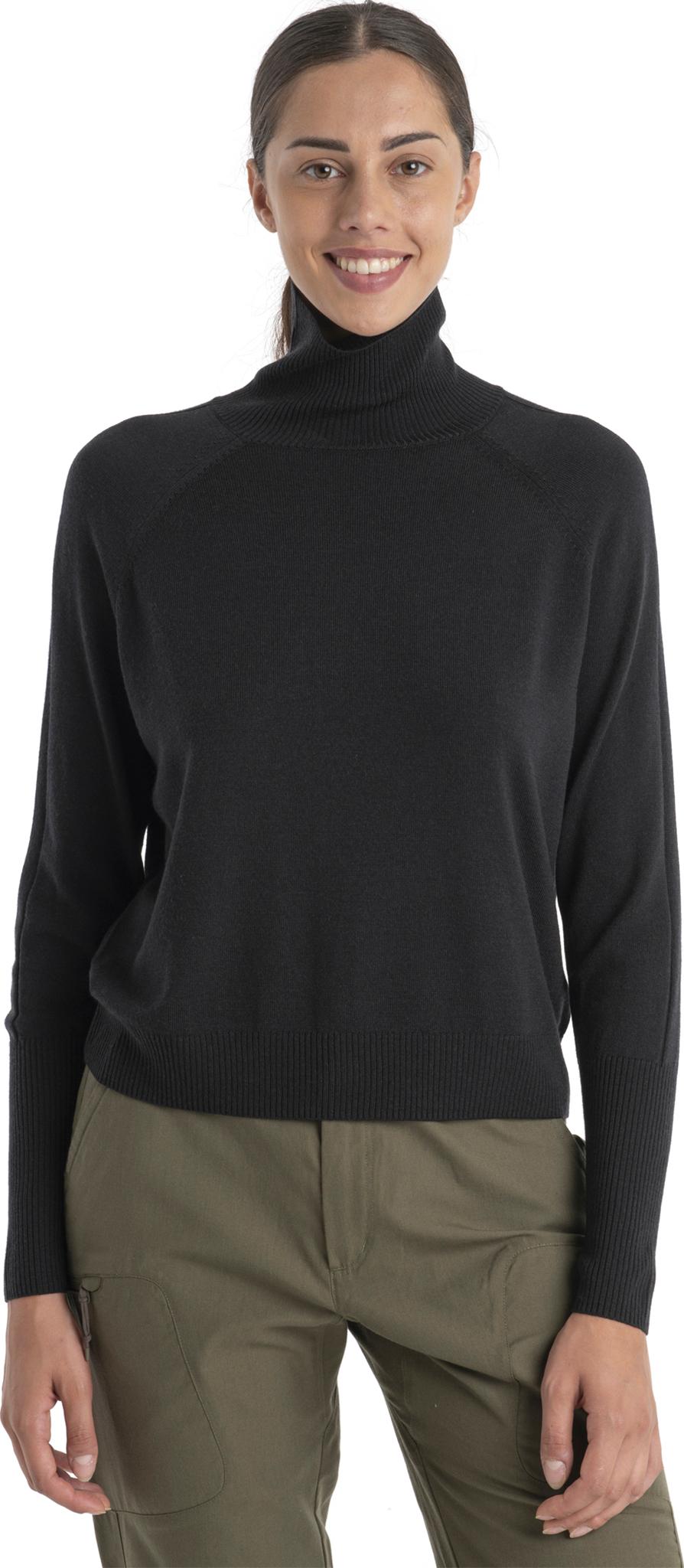 Product gallery image number 7 for product MerinoFine Luxe Long Sleeve High Neck Sweater - Women's