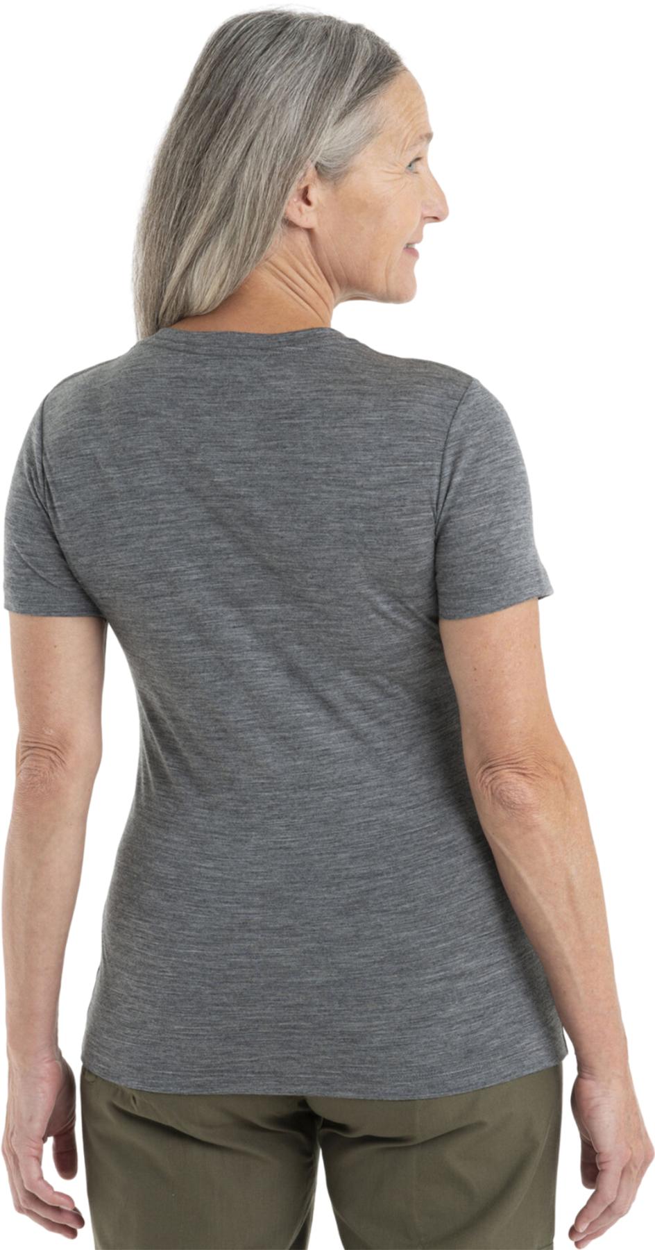 Product gallery image number 3 for product 150 Tech Lite II Glacial Flow Logo Merino Short Sleeve T-Shirt - Women's