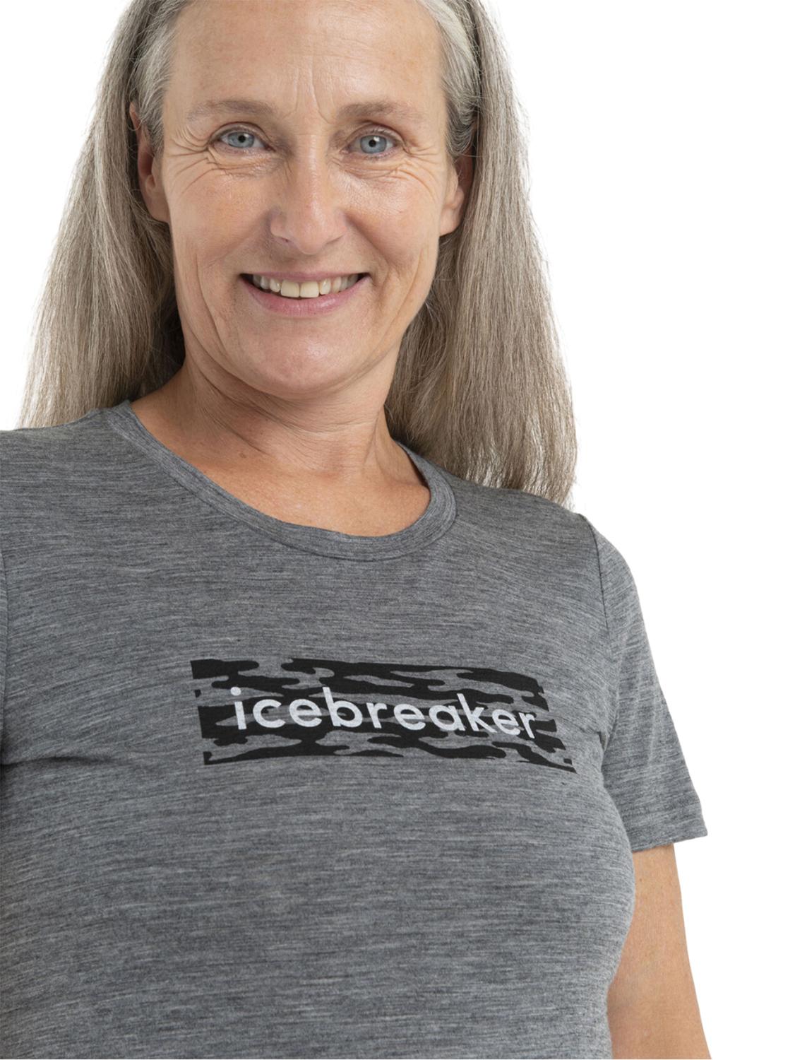 Product gallery image number 6 for product 150 Tech Lite II Glacial Flow Logo Merino Short Sleeve T-Shirt - Women's