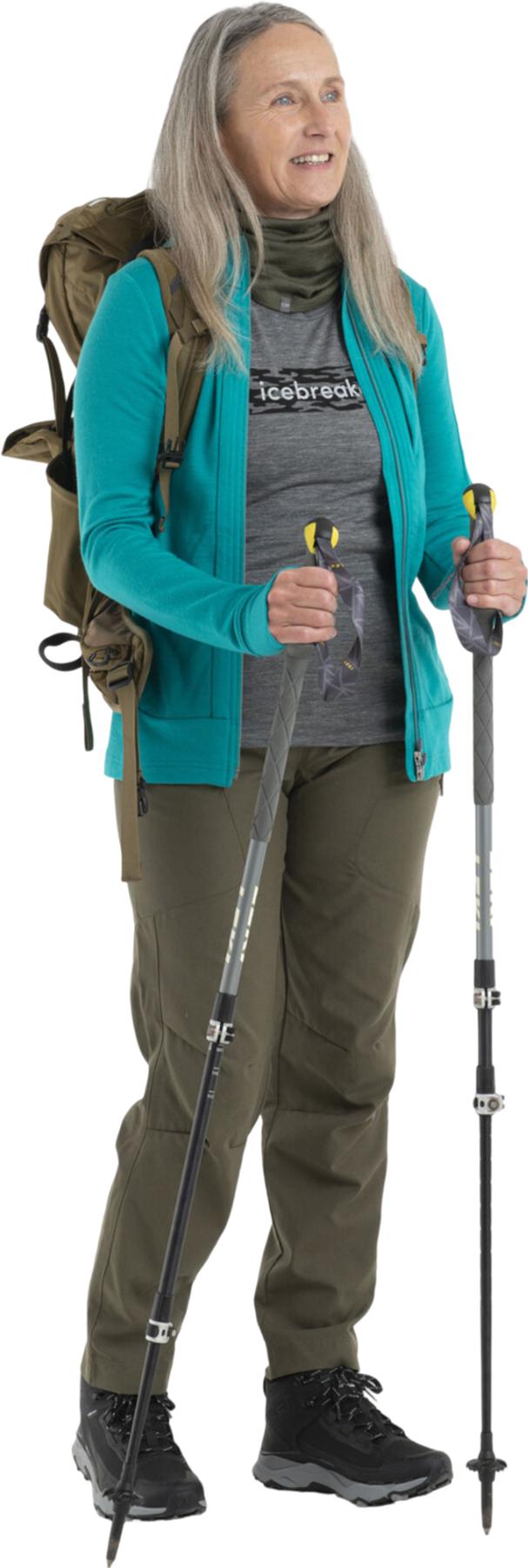 Product gallery image number 4 for product 150 Tech Lite II Glacial Flow Logo Merino Short Sleeve T-Shirt - Women's