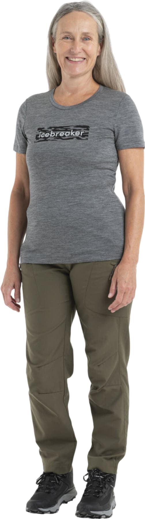 Product gallery image number 5 for product 150 Tech Lite II Glacial Flow Logo Merino Short Sleeve T-Shirt - Women's