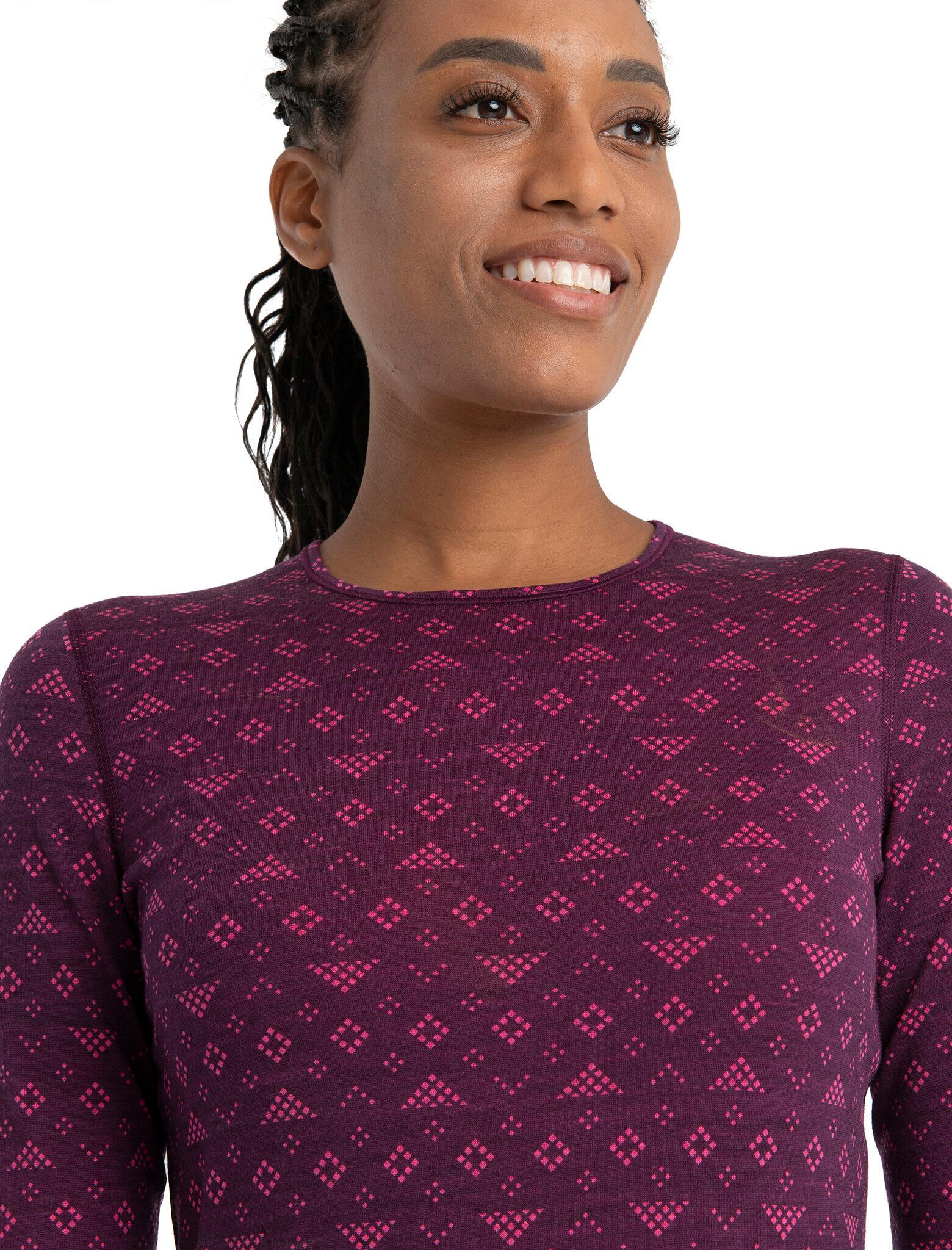 Product gallery image number 5 for product Merino 200 Oasis First Snow Long Sleeve Thermal Top - Women's