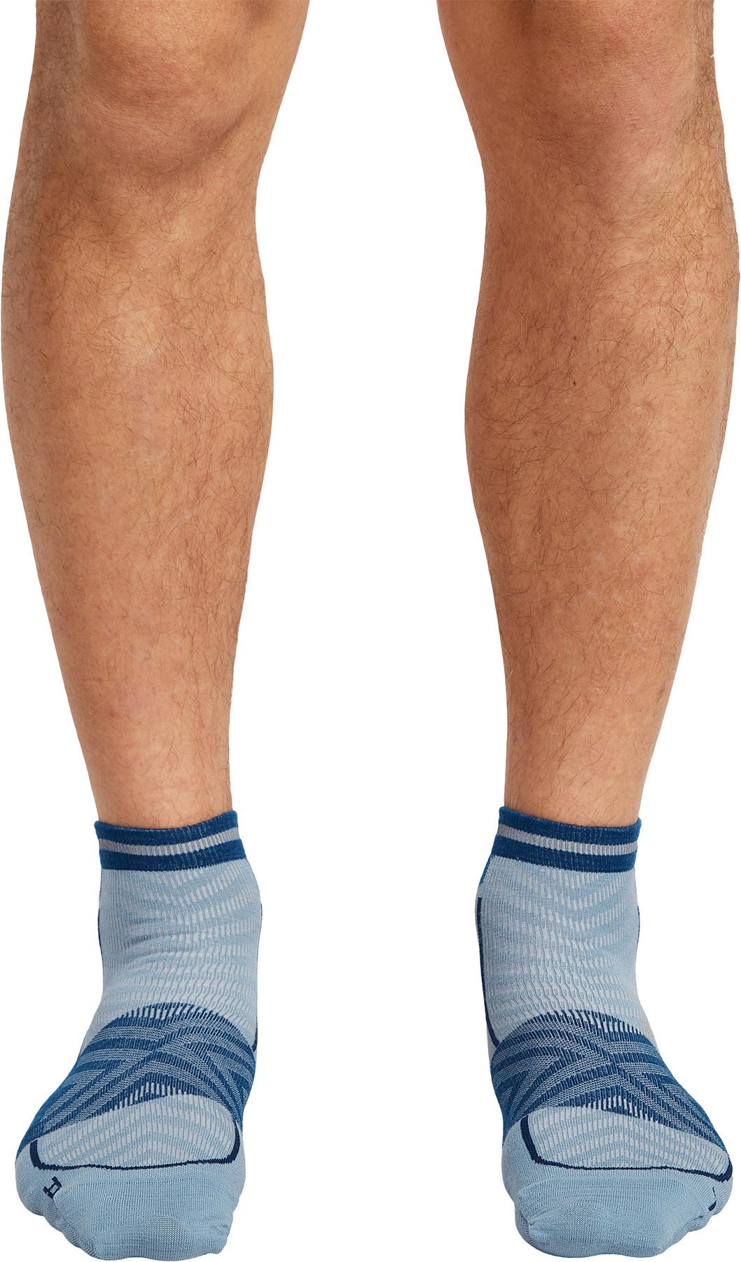 Product gallery image number 5 for product Chaussettes mini ultralégères en mélange de mérinos Run+ - Homme