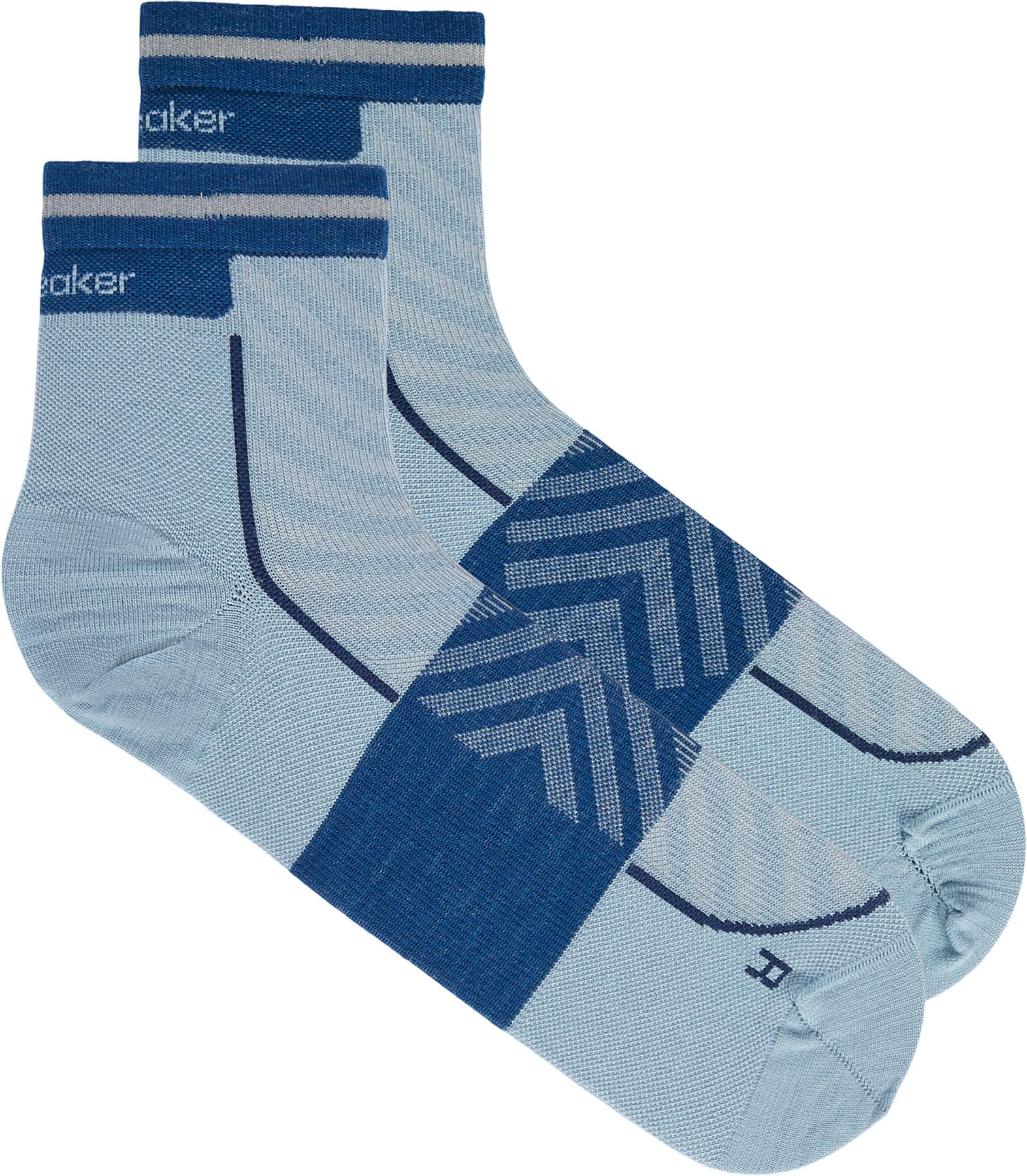 Product gallery image number 4 for product Chaussettes mini ultralégères en mélange de mérinos Run+ - Homme