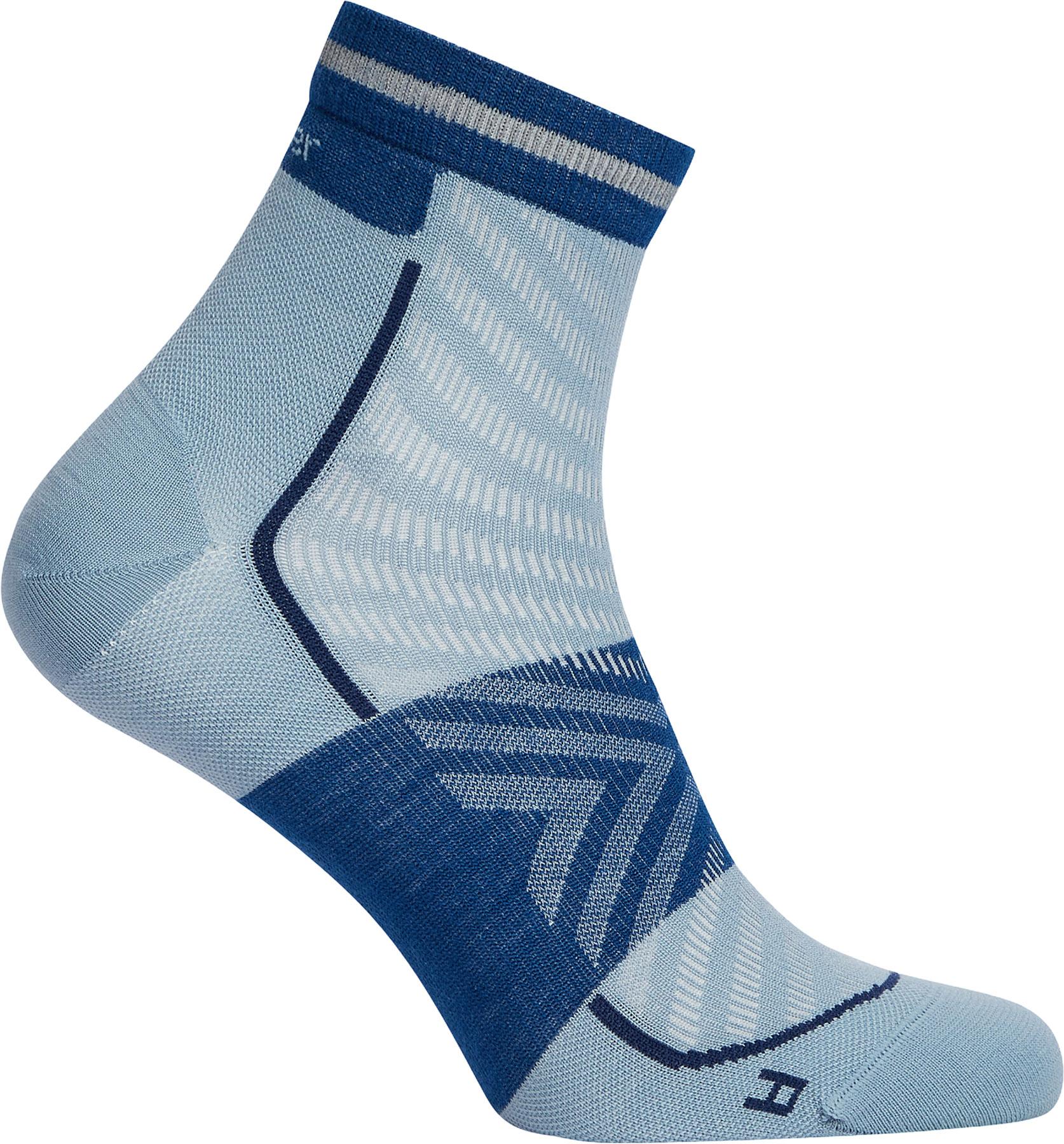Product image for Chaussettes mini ultralégères en mélange de mérinos Run+ - Homme