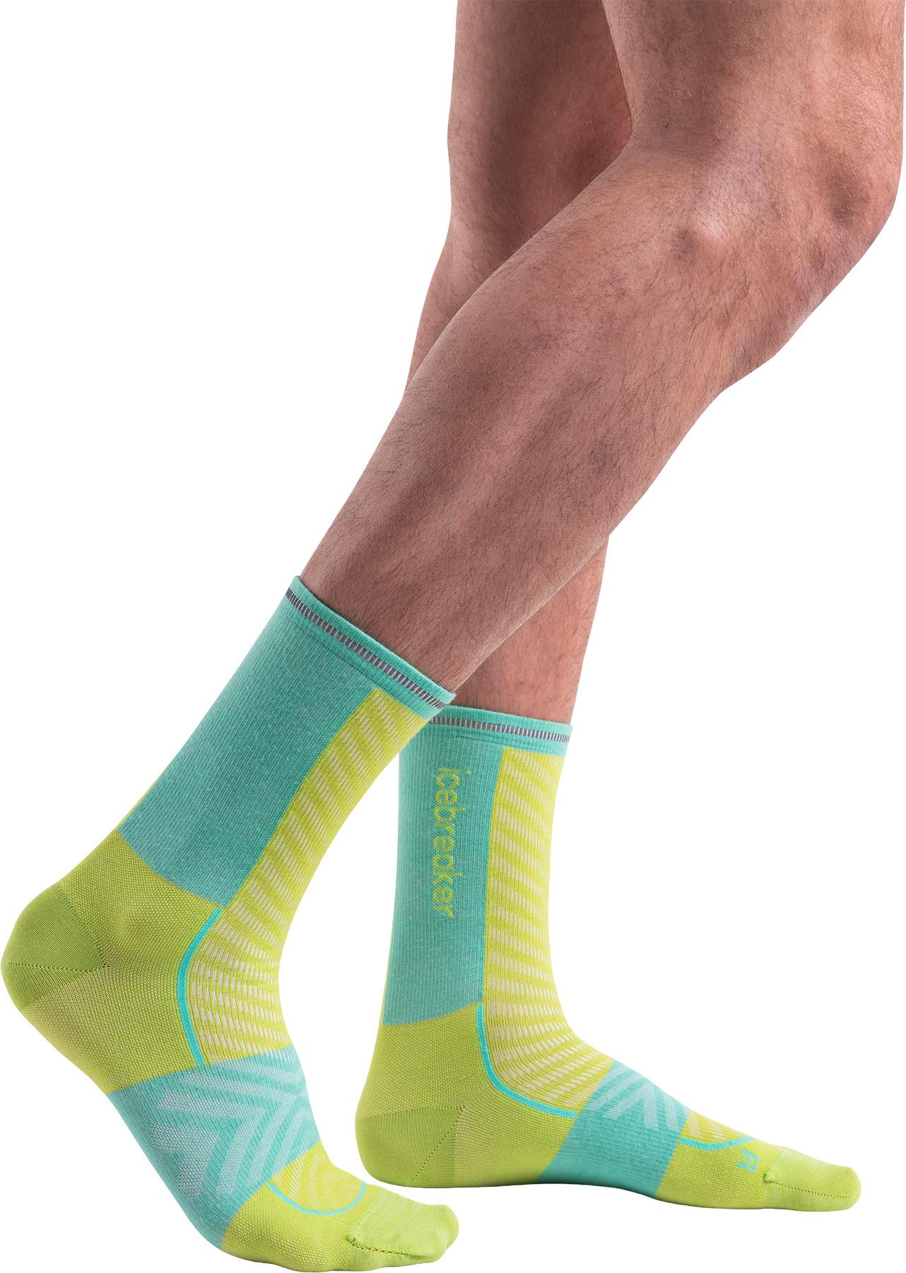 Numéro de l'image de la galerie de produits 3 pour le produit Chaussette de course mi-mollet ultraléger en mérino mélanger Run Plus - Homme