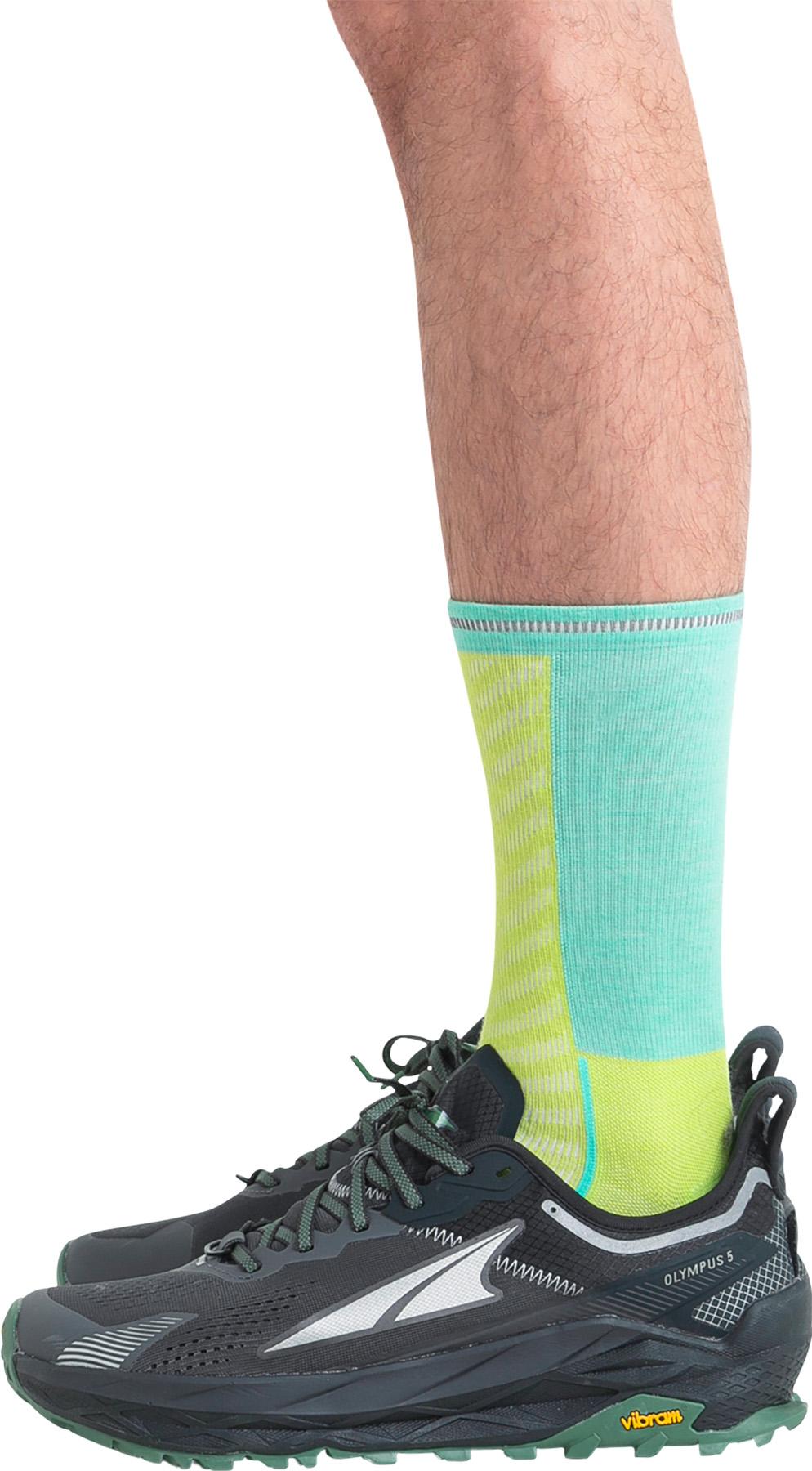 Numéro de l'image de la galerie de produits 4 pour le produit Chaussette de course mi-mollet ultraléger en mérino mélanger Run Plus - Homme