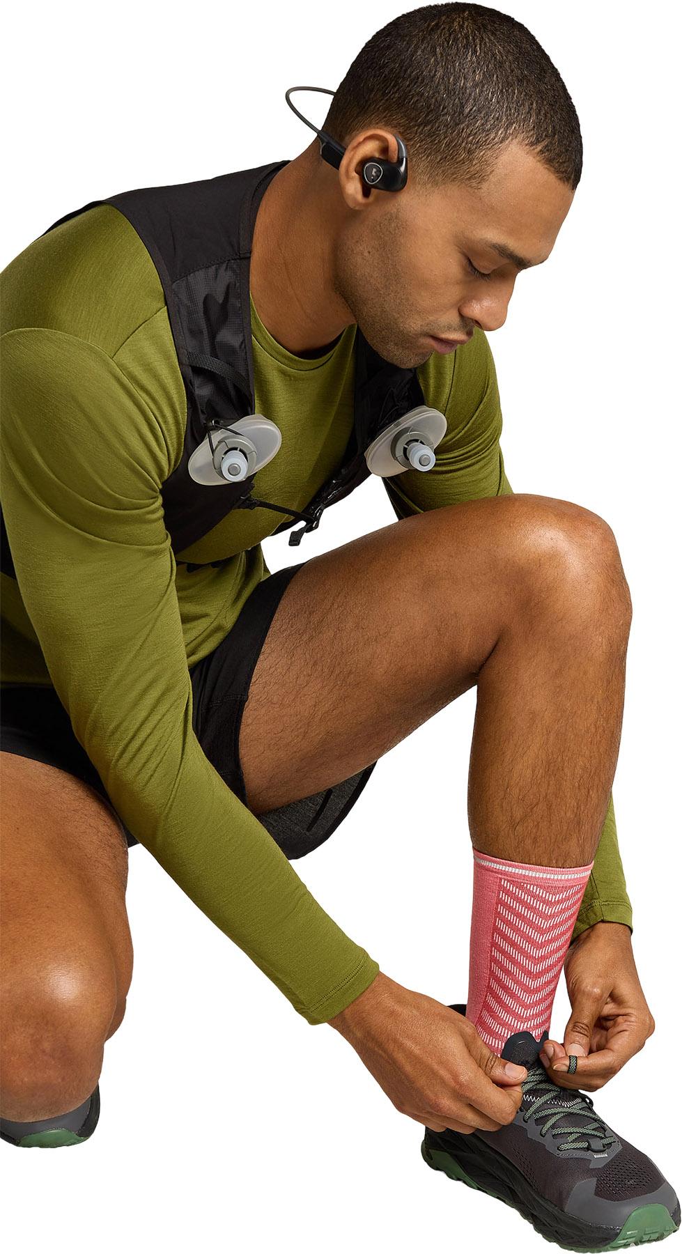 Product gallery image number 3 for product Merino Blend Run Plus Ultralight Crew Socks - Men's