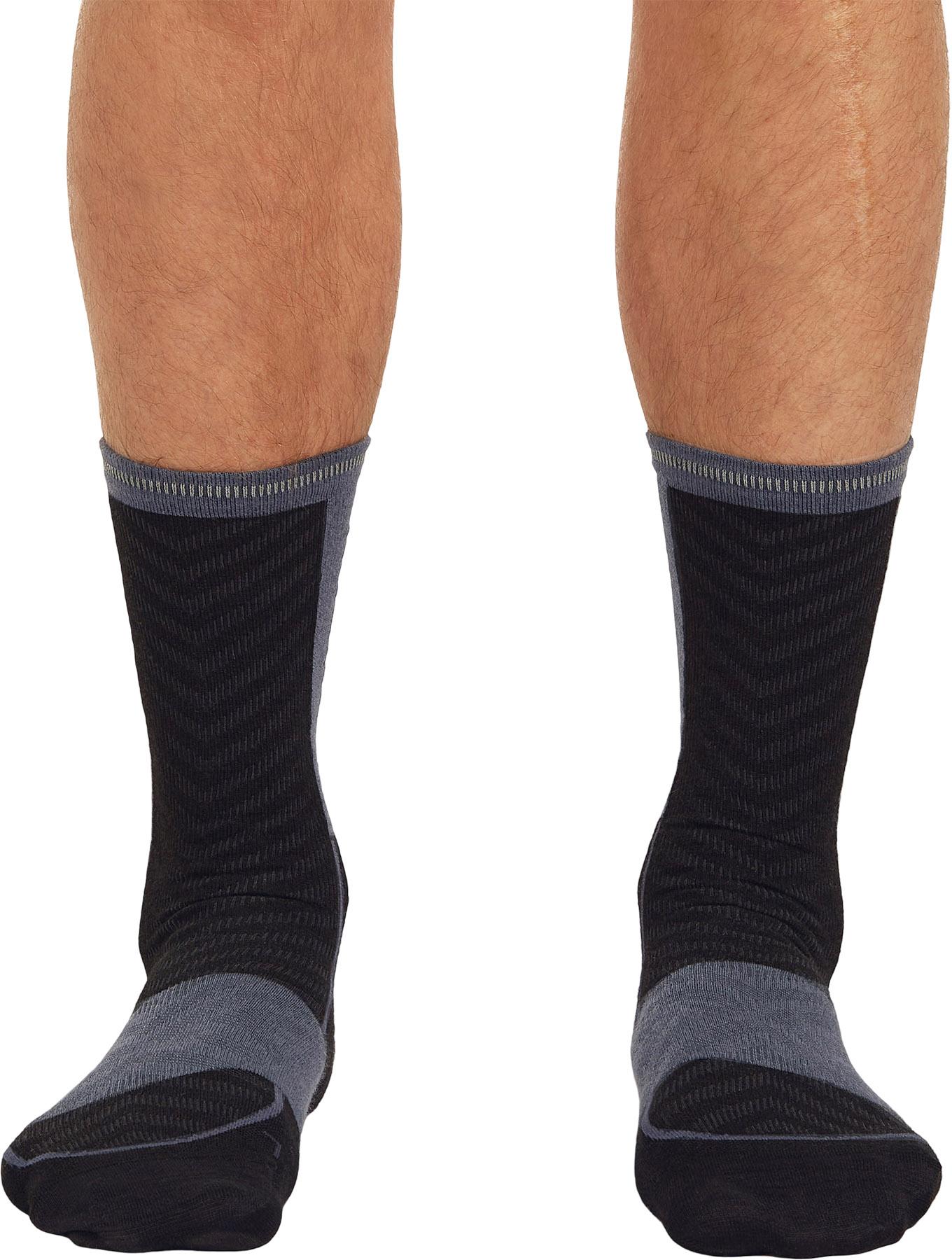 Numéro de l'image de la galerie de produits 2 pour le produit Chaussette de course mi-mollet ultraléger en mérino mélanger Run Plus - Homme