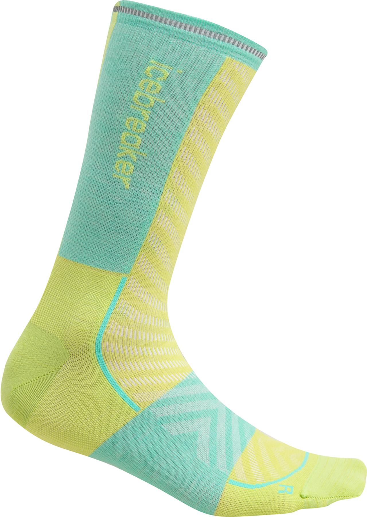 Image de produit pour Chaussette de course mi-mollet ultraléger en mérino mélanger Run Plus - Homme