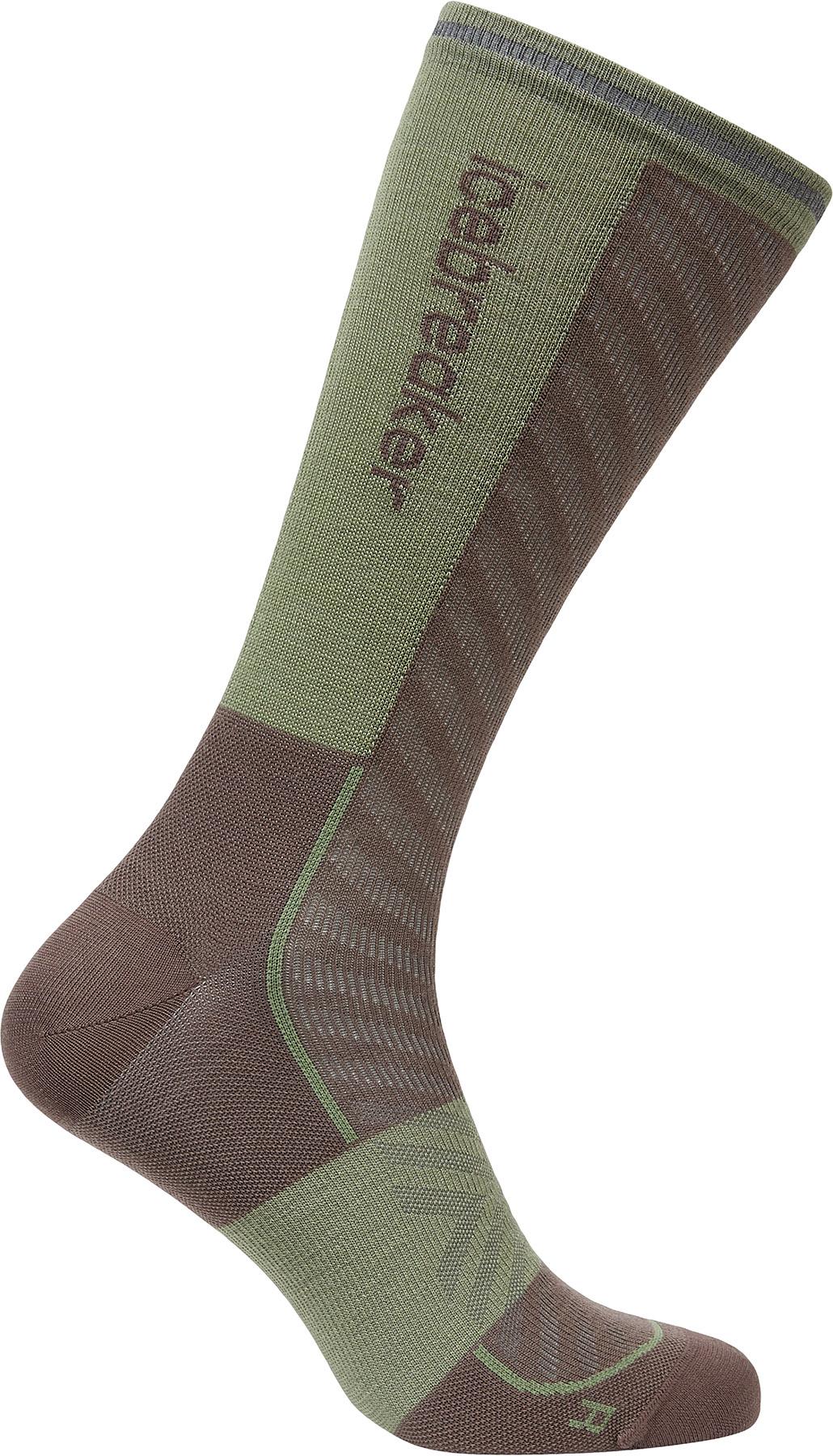 Image de produit pour Chaussette de course mi-mollet ultraléger en mérino mélanger Run Plus - Homme