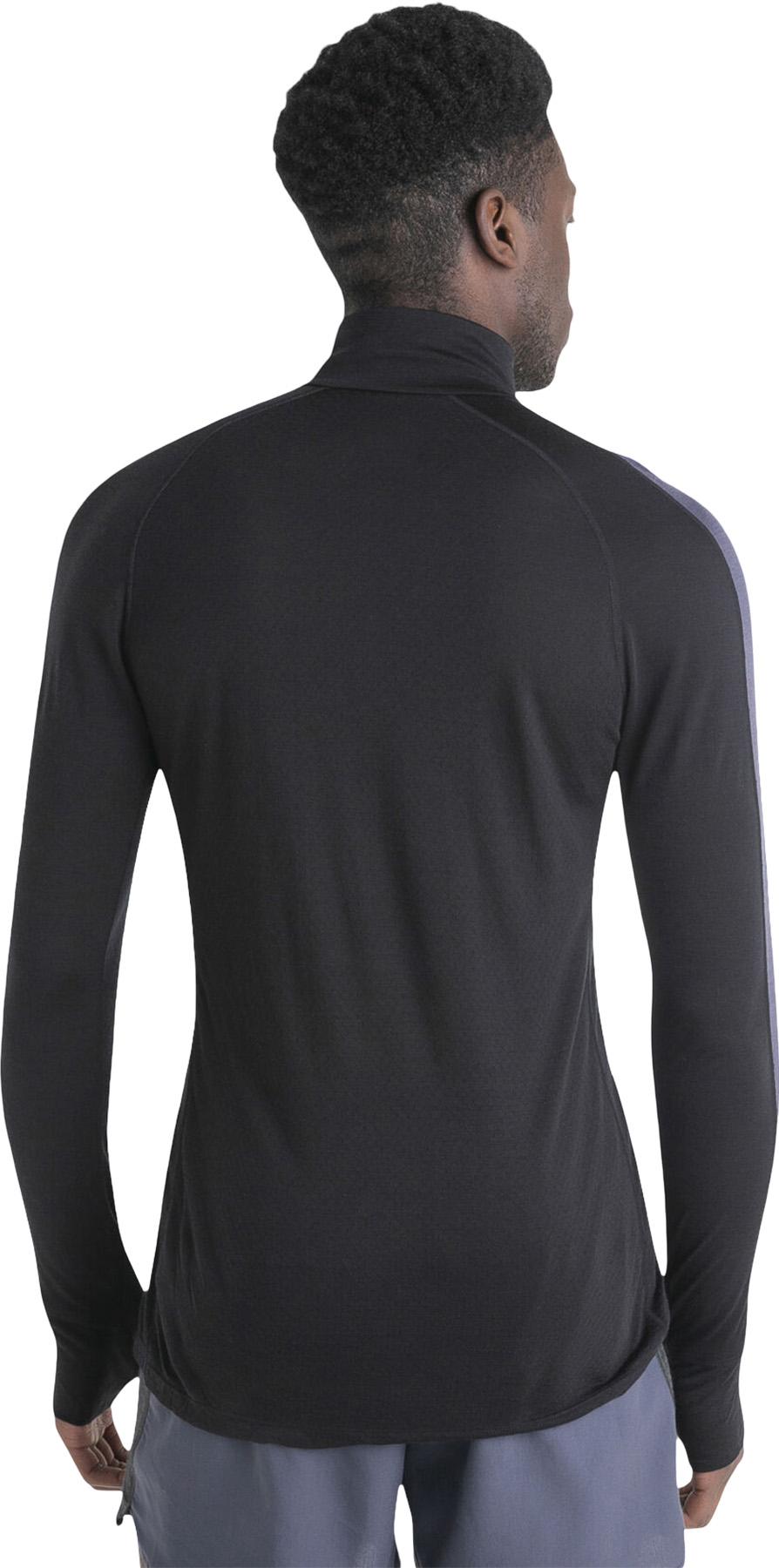 Numéro de l'image de la galerie de produits 3 pour le produit Haut thermique à manches longues à demi-glissière en mérino mélanger 125 ZoneKnit - Homme