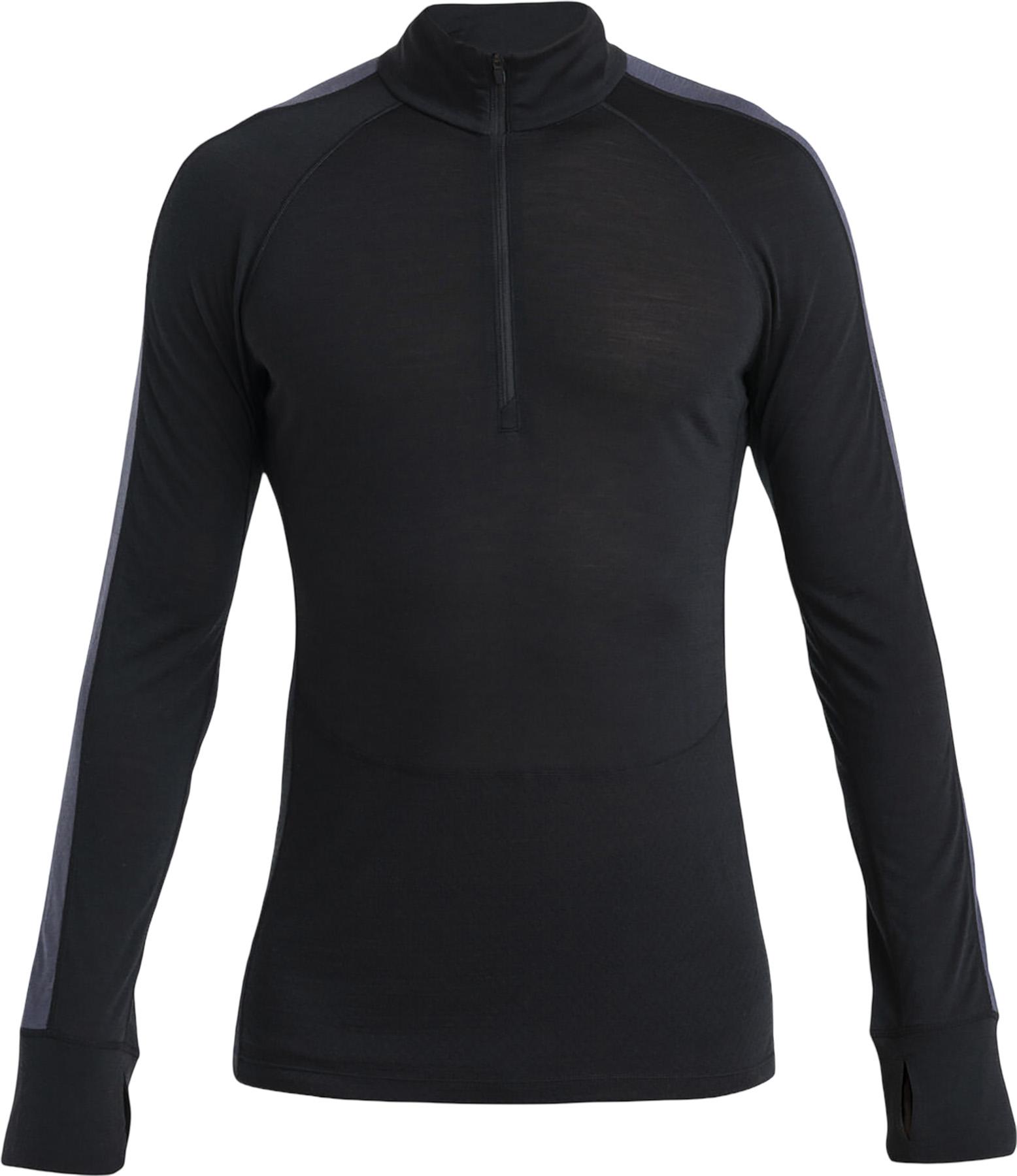 Image de produit pour Haut thermique à manches longues à demi-glissière en mérino mélanger 125 ZoneKnit - Homme