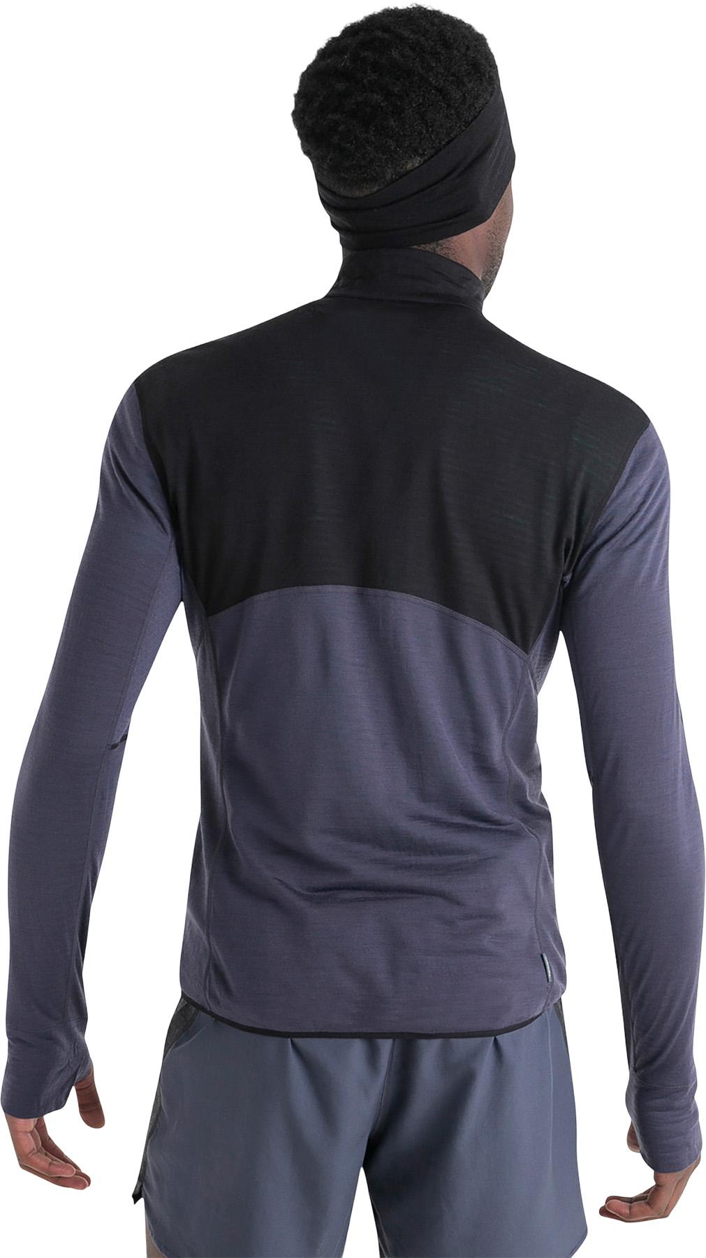 Product gallery image number 3 for product 200 RealFleece Descender Merino Blend Long Sleeve Half Zip Top - Men's