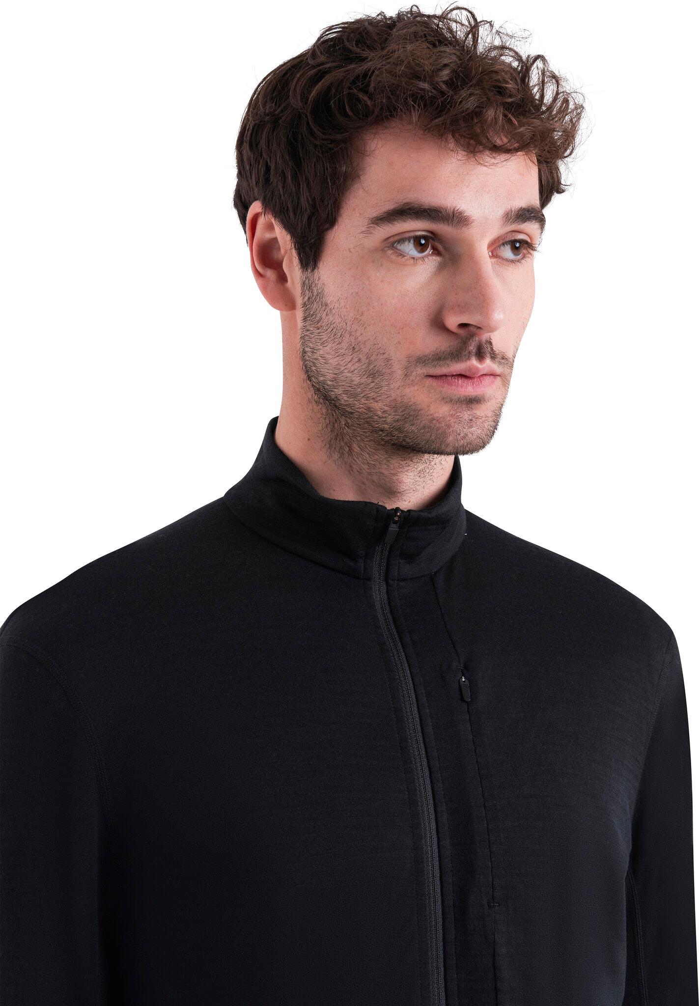 Product gallery image number 4 for product 200 RealFleece Descender Merino Blend Long Sleeve Half Zip Top - Men's